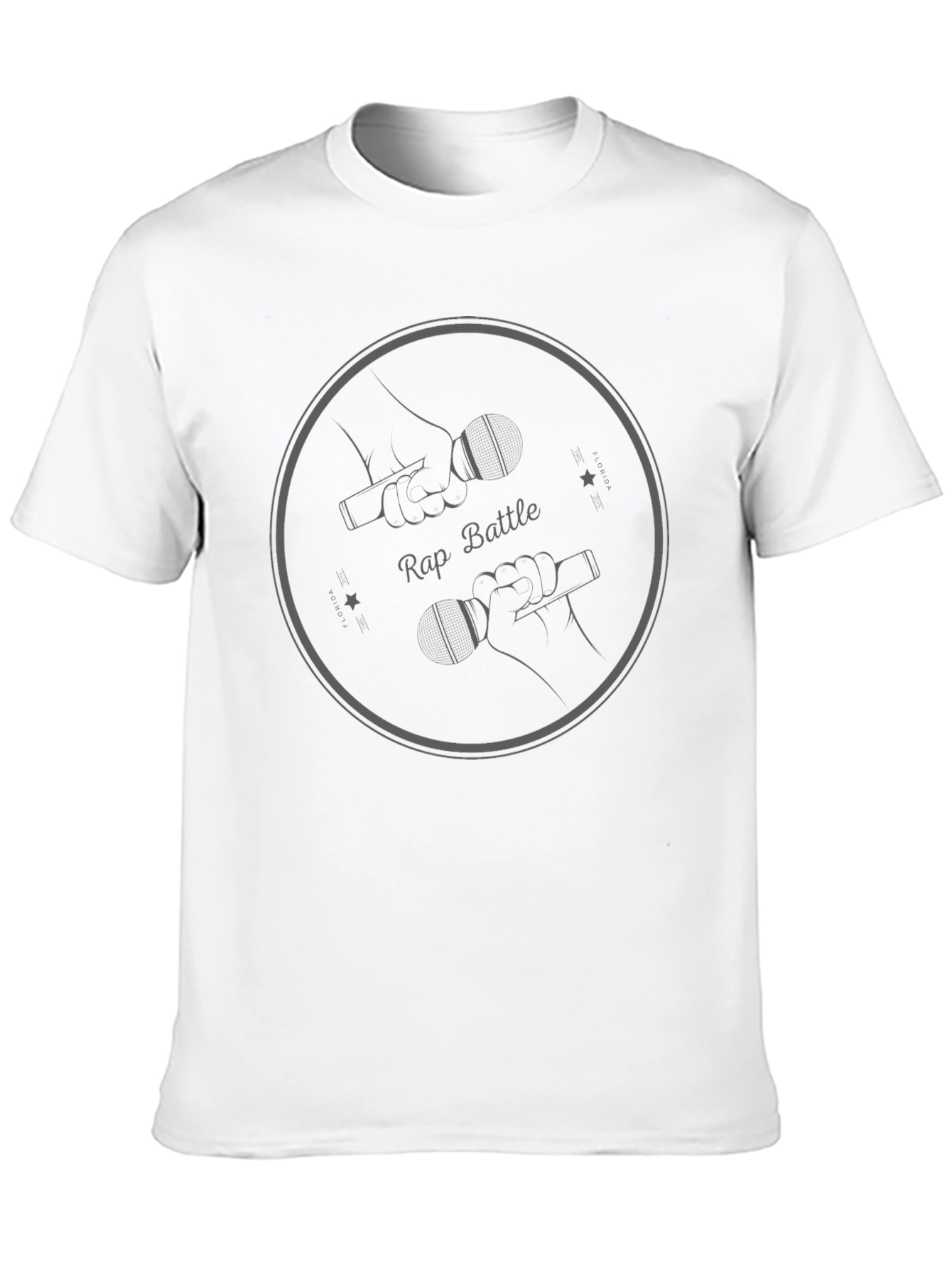 Rap Battle Graphic Tee - Black