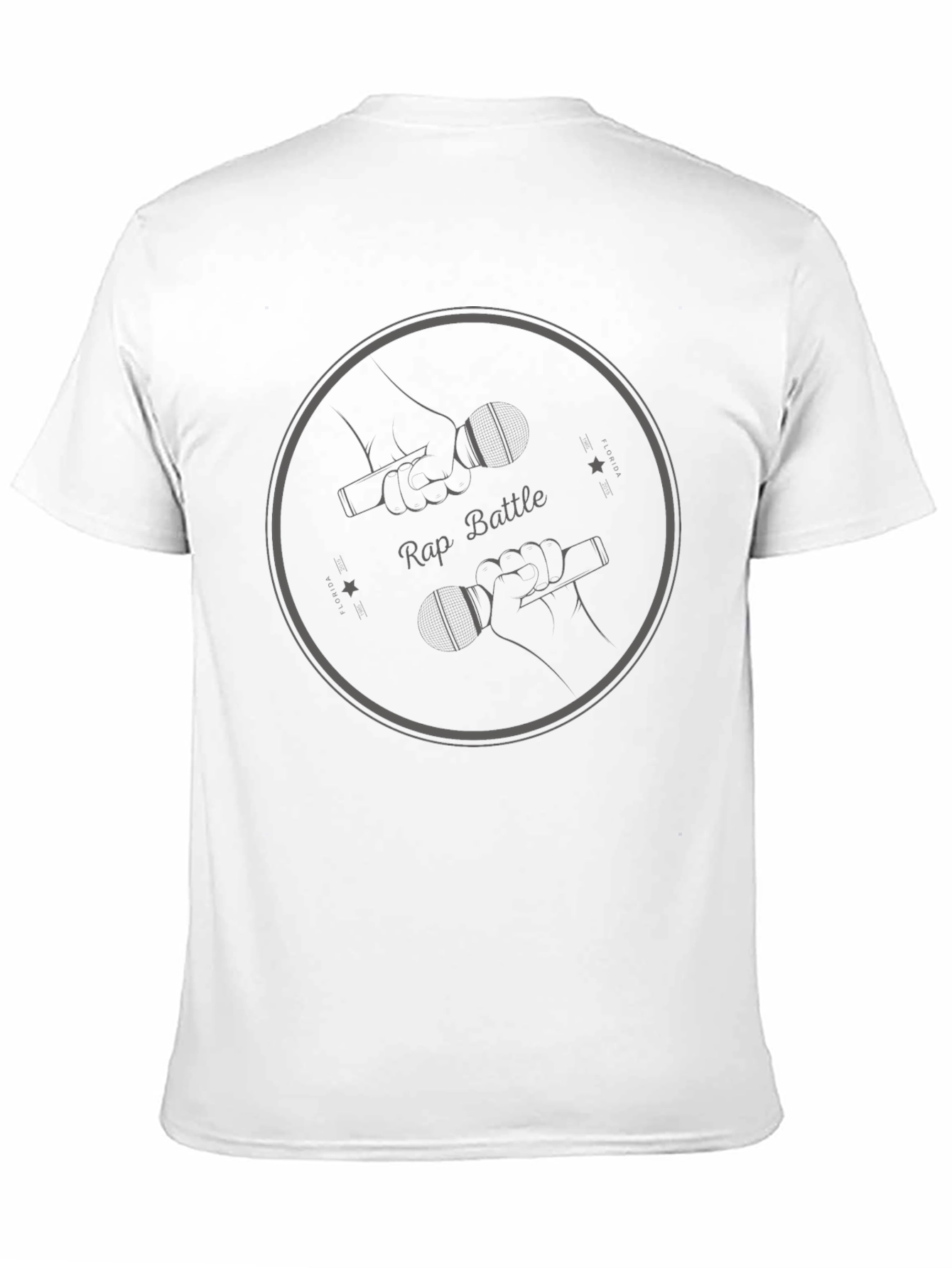 Rap Battle Graphic Tee - Black