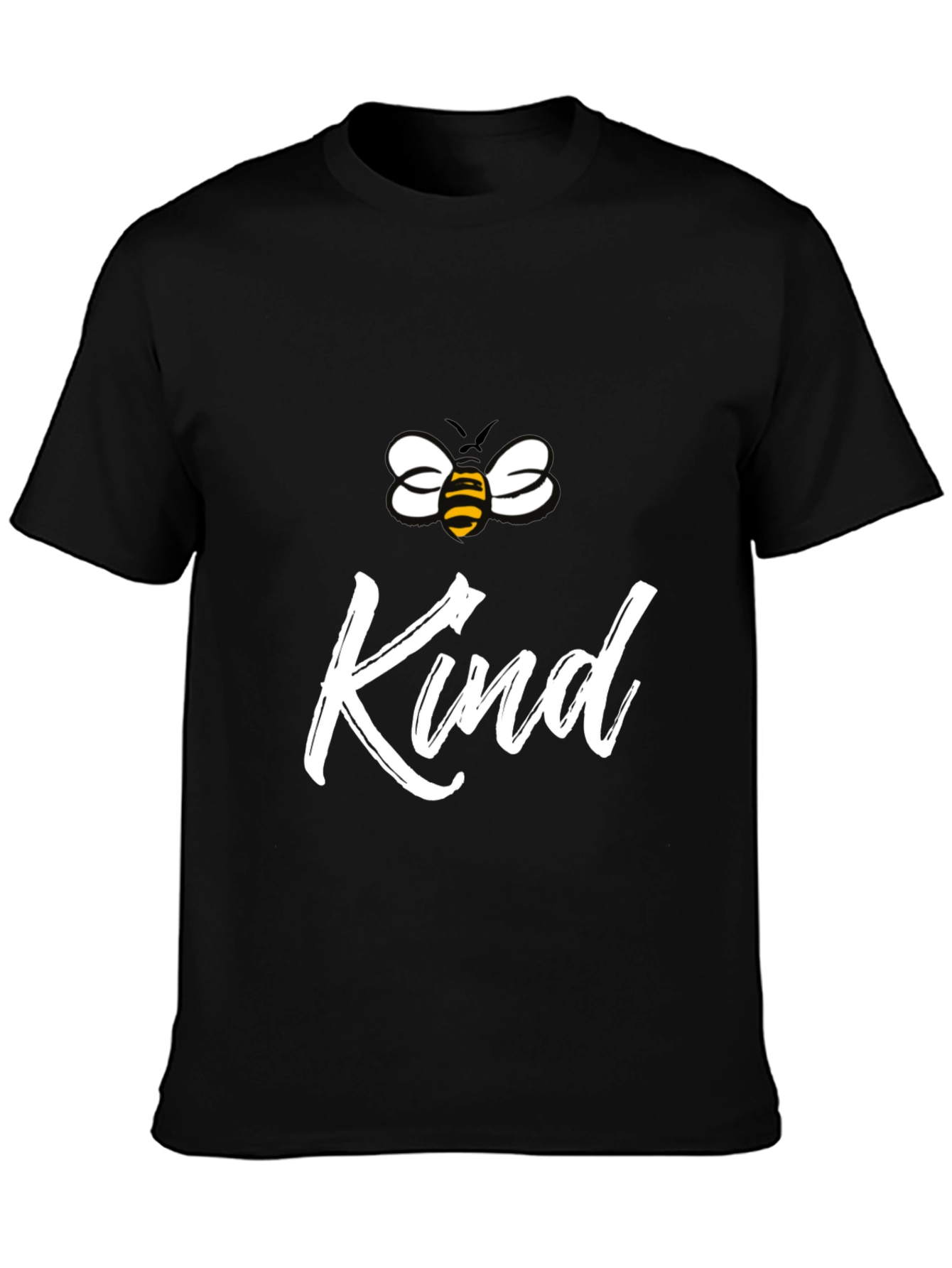 Be Kind Bee Graphic Tee - Unisex Black T-Shirt