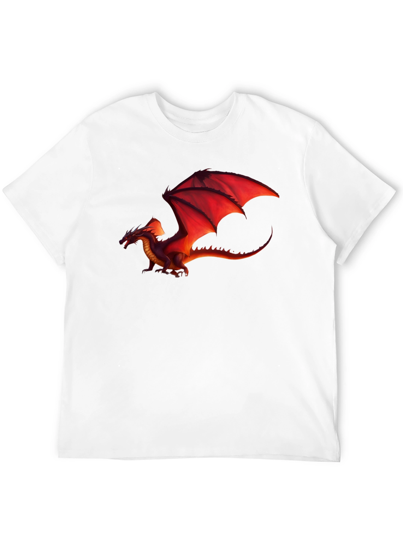Red Dragon Graphic Black T-Shirt