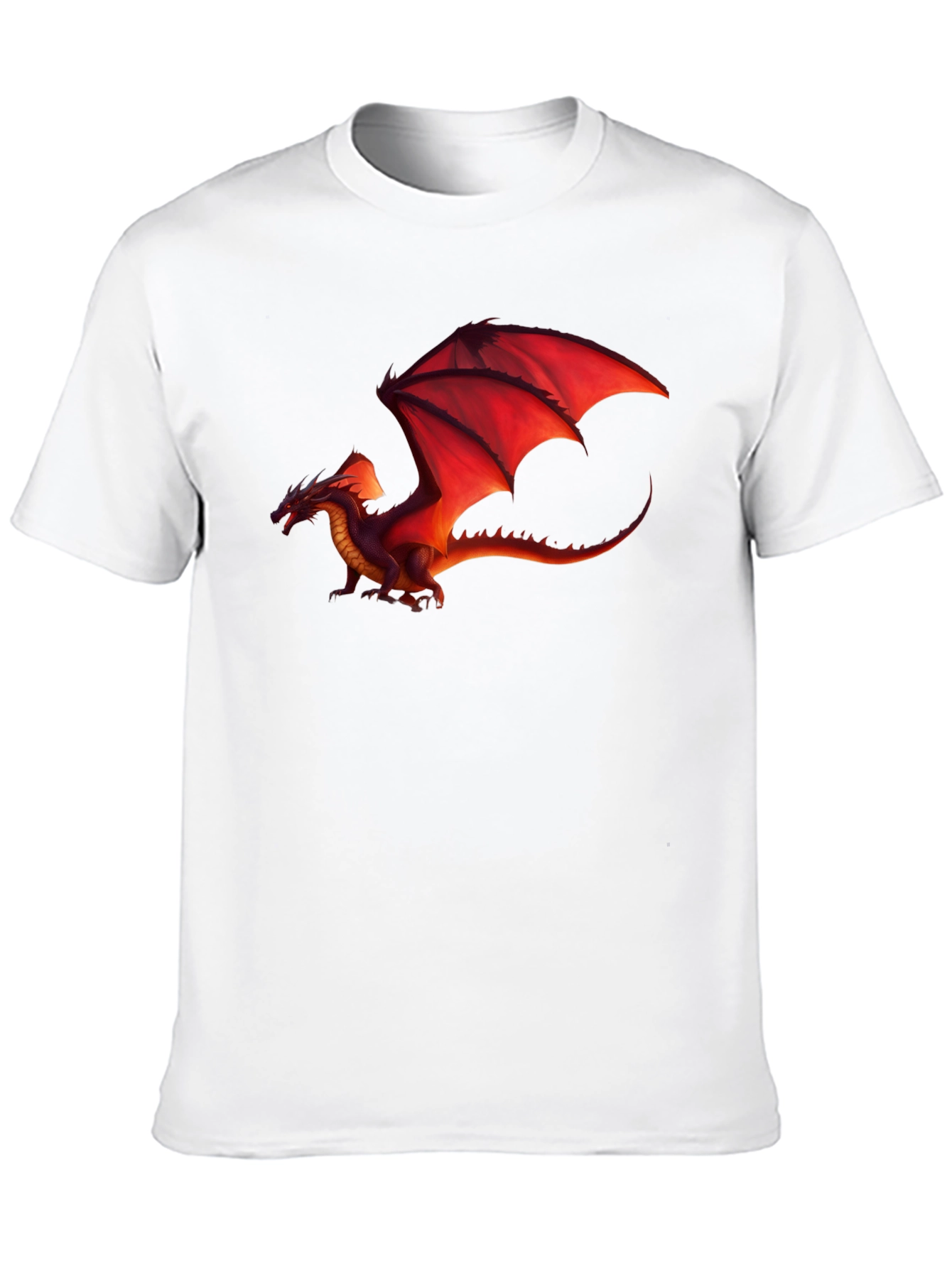 Red Dragon Graphic Black T-Shirt