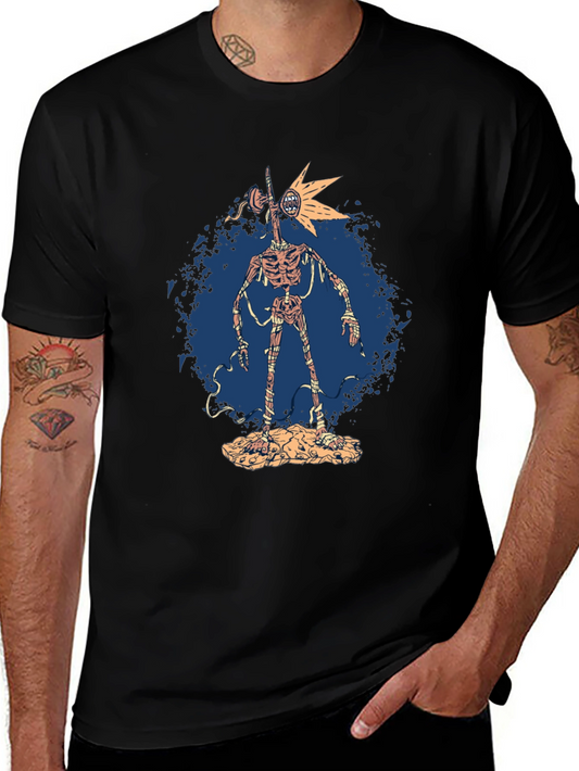 Siren Head Graphic Tee - Creepy Monster T-Shirt