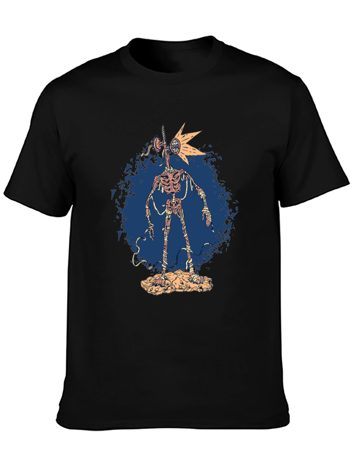 Siren Head Graphic Tee - Creepy Monster T-Shirt