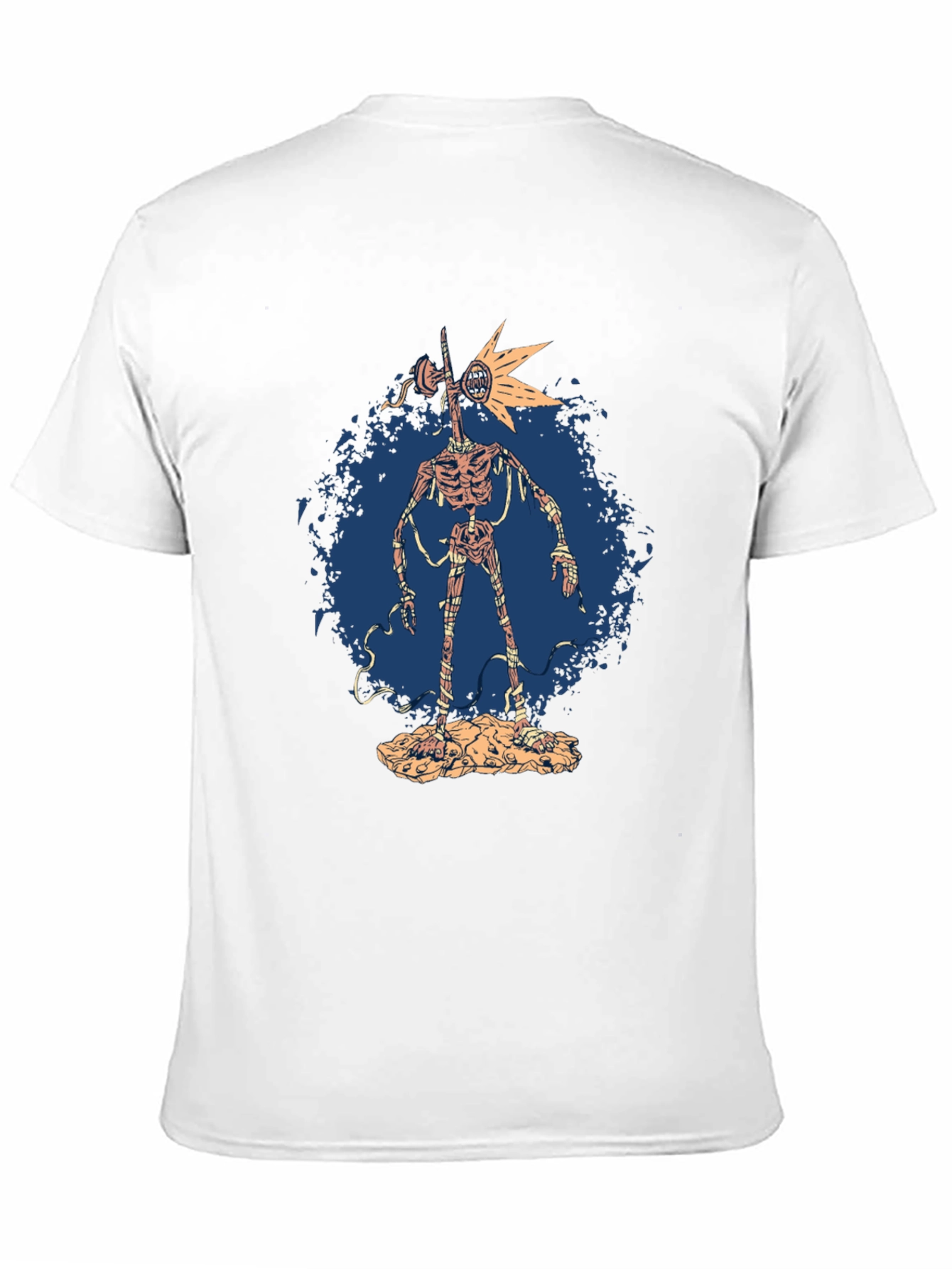 Siren Head Graphic Tee - Creepy Monster T-Shirt