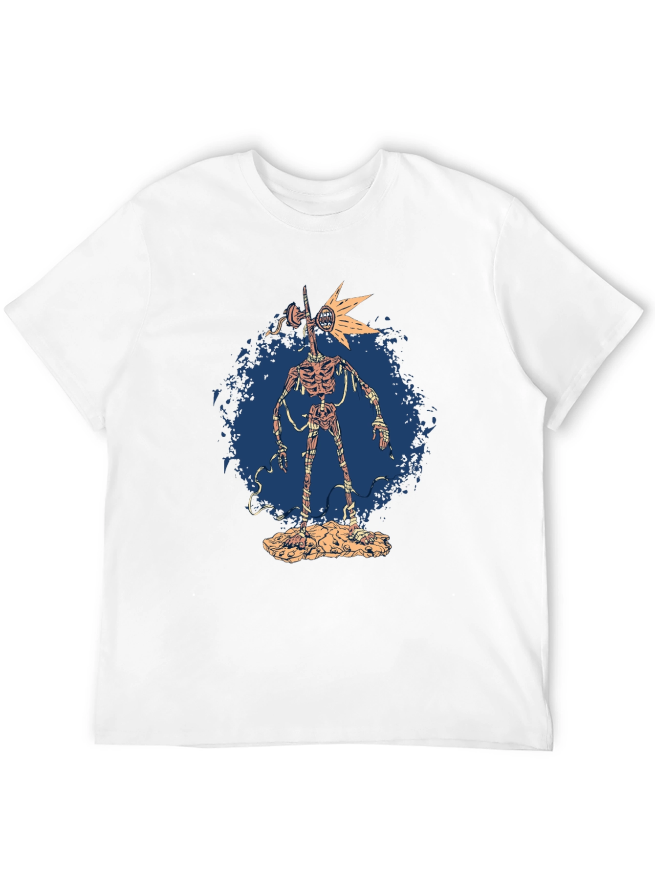 Siren Head Graphic Tee - Creepy Monster T-Shirt