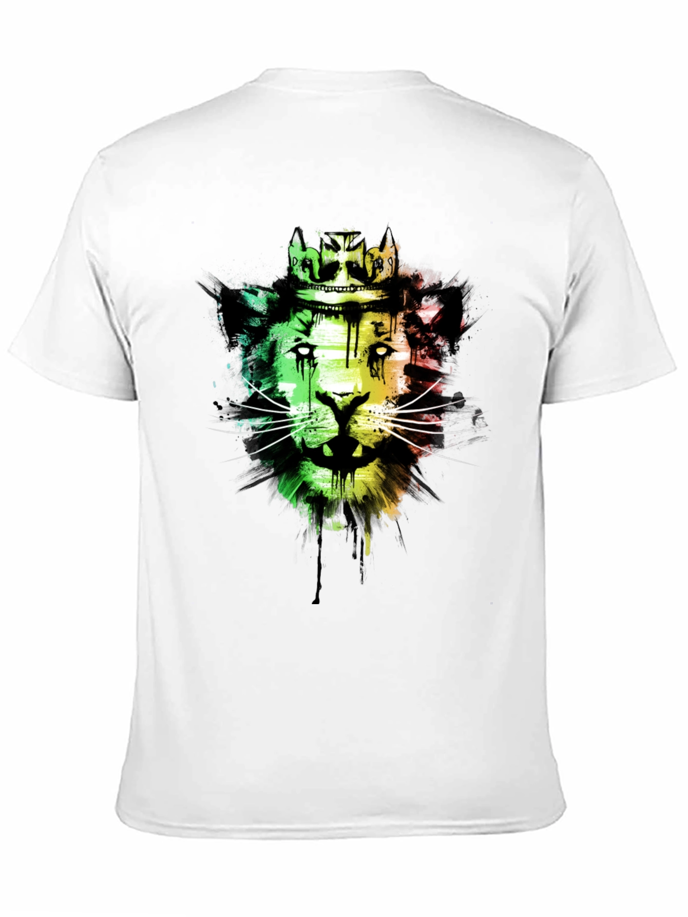 Lion King Crown Graphic Black T-Shirt
