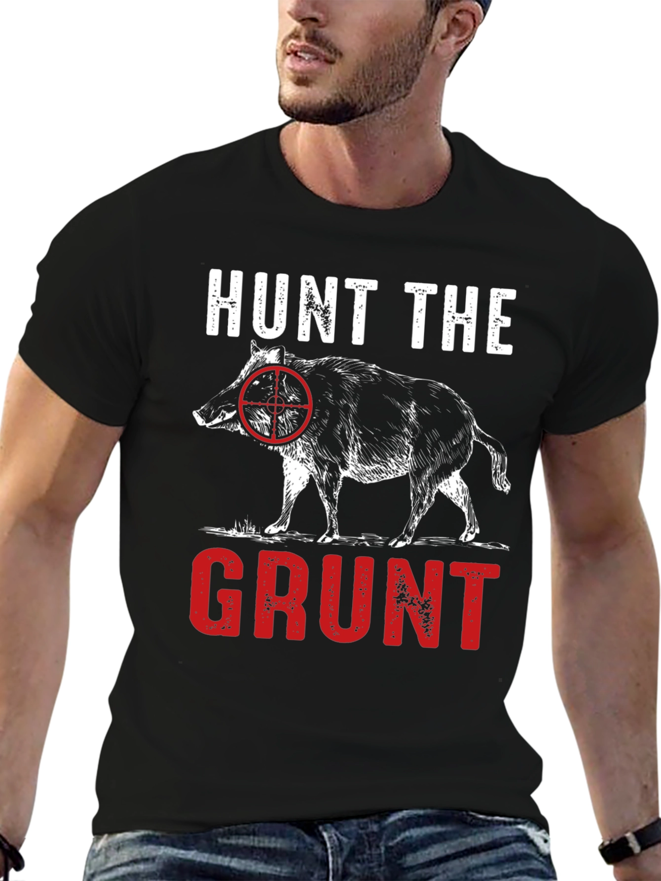 Hunt the Grunt T-Shirt - Hog Hunting Tee