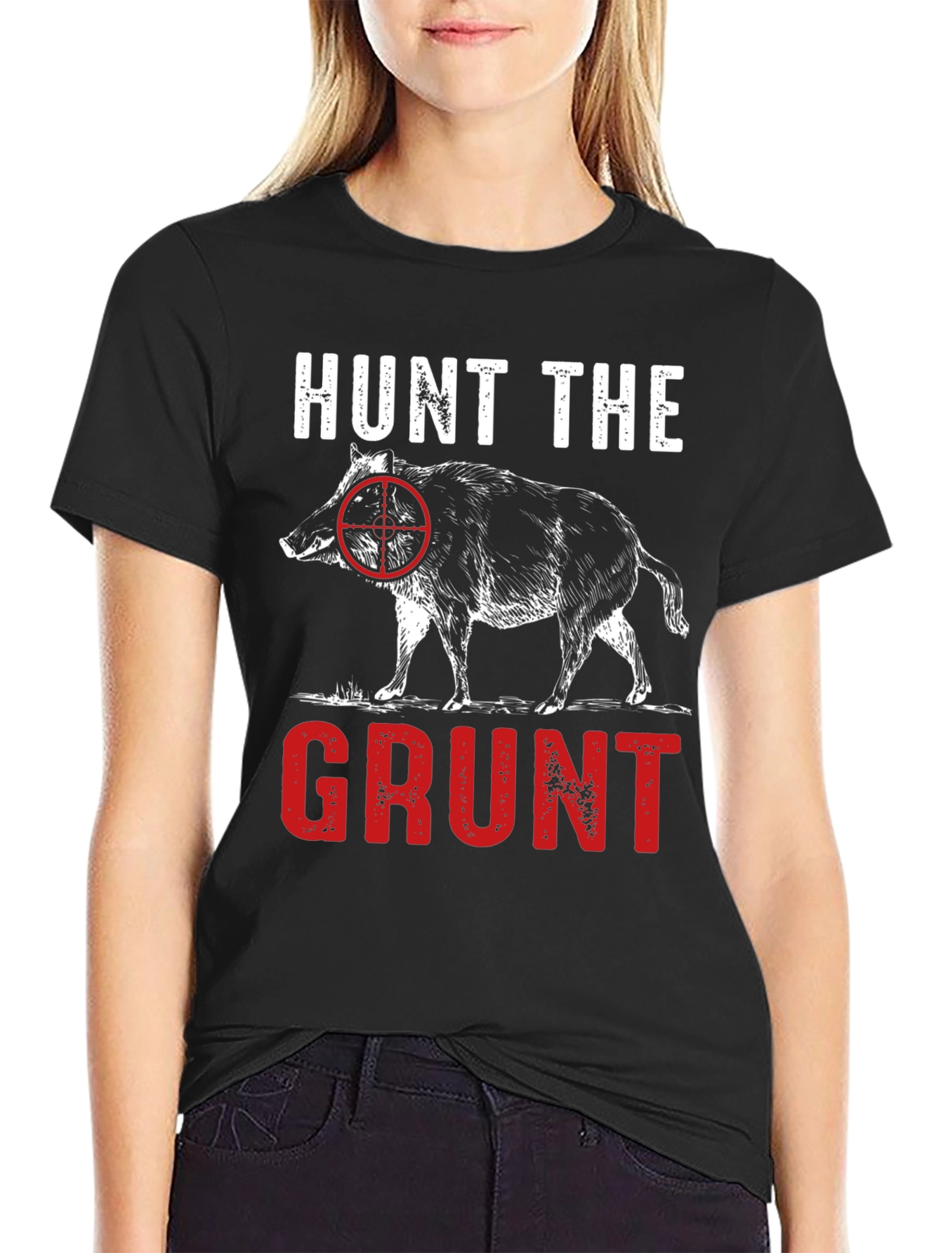 Hunt the Grunt T-Shirt - Hog Hunting Tee