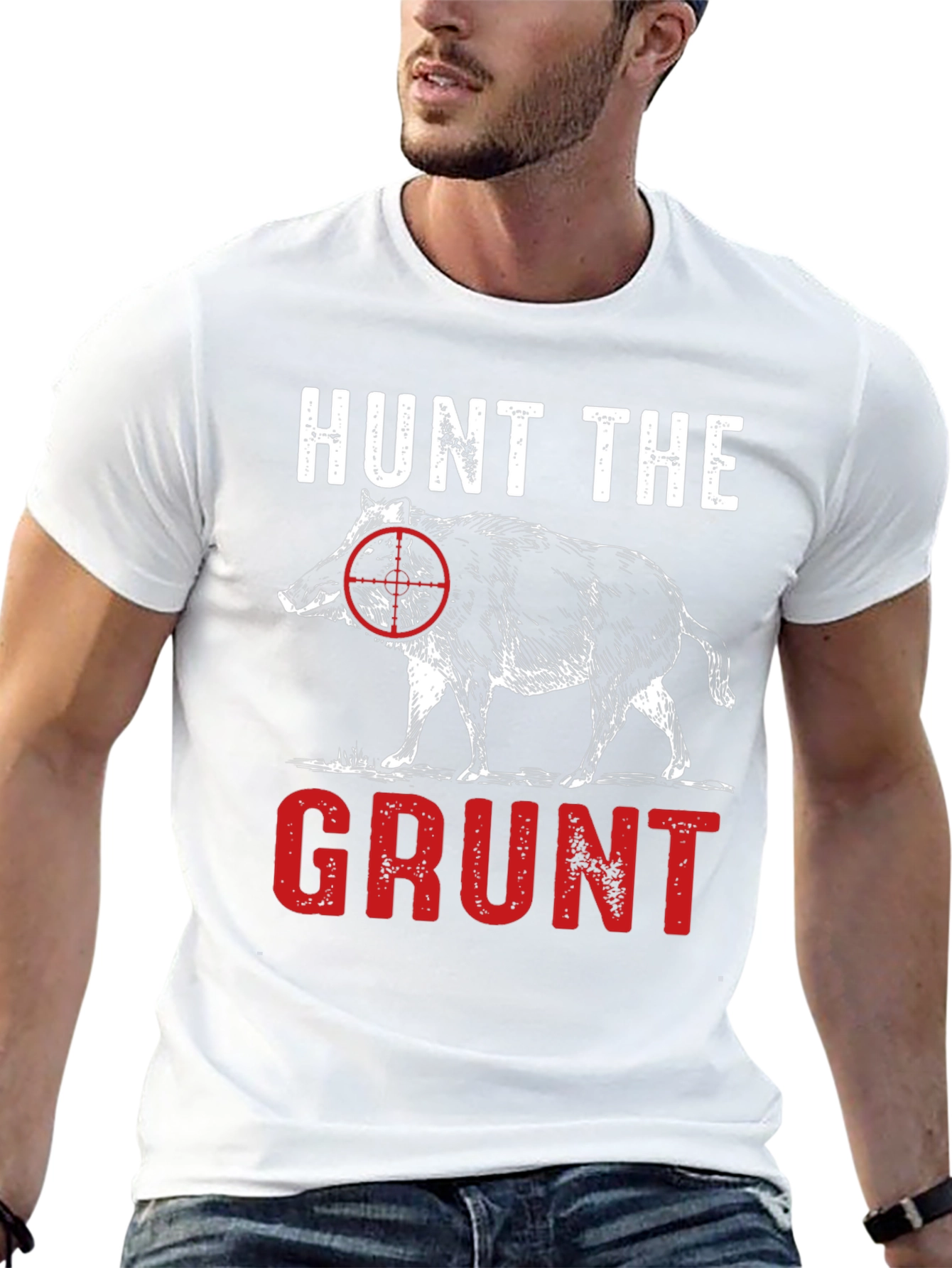 Hunt the Grunt T-Shirt - Hog Hunting Tee