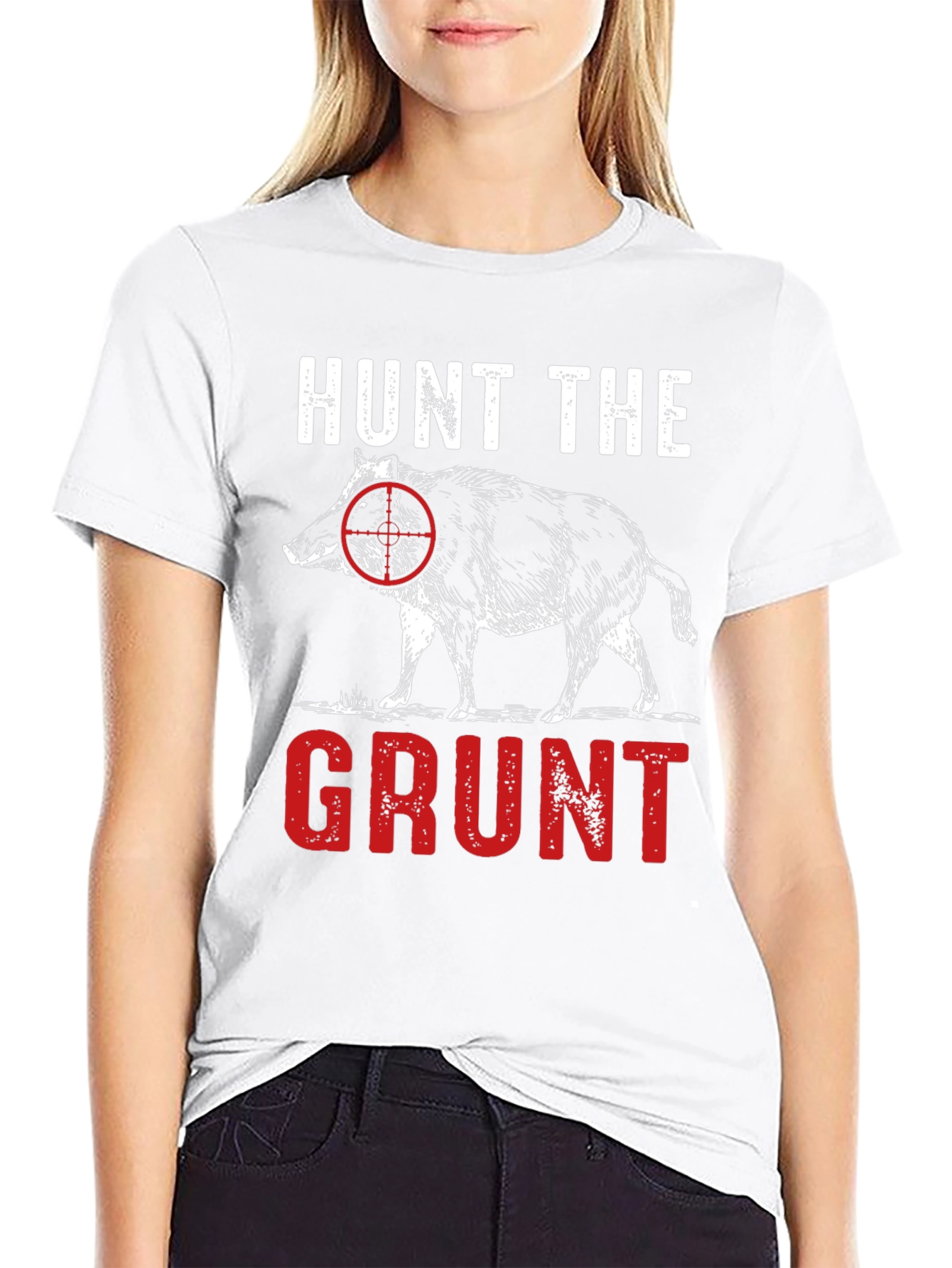 Hunt the Grunt T-Shirt - Hog Hunting Tee