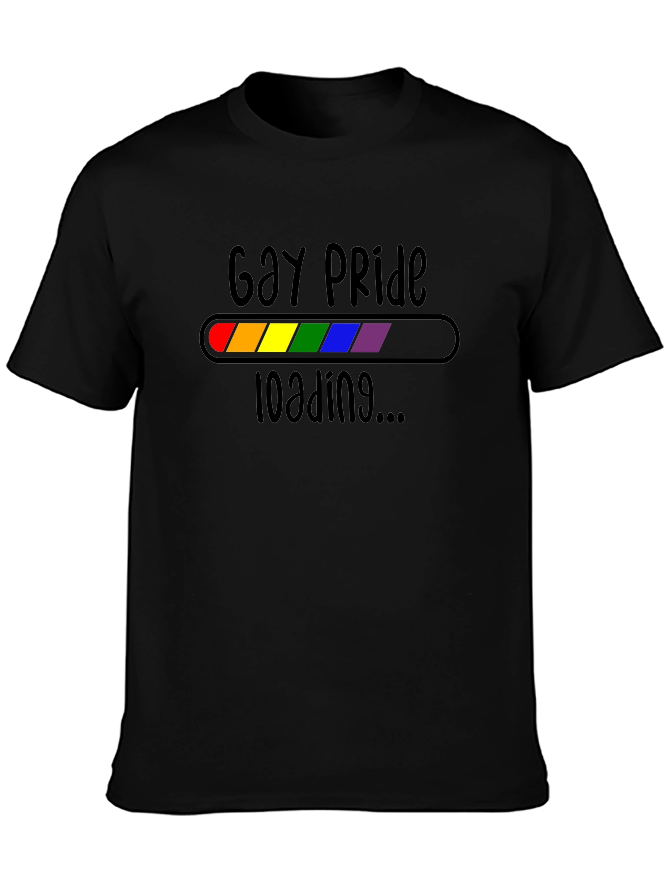 Gay Pride Loading Rainbow T-Shirt