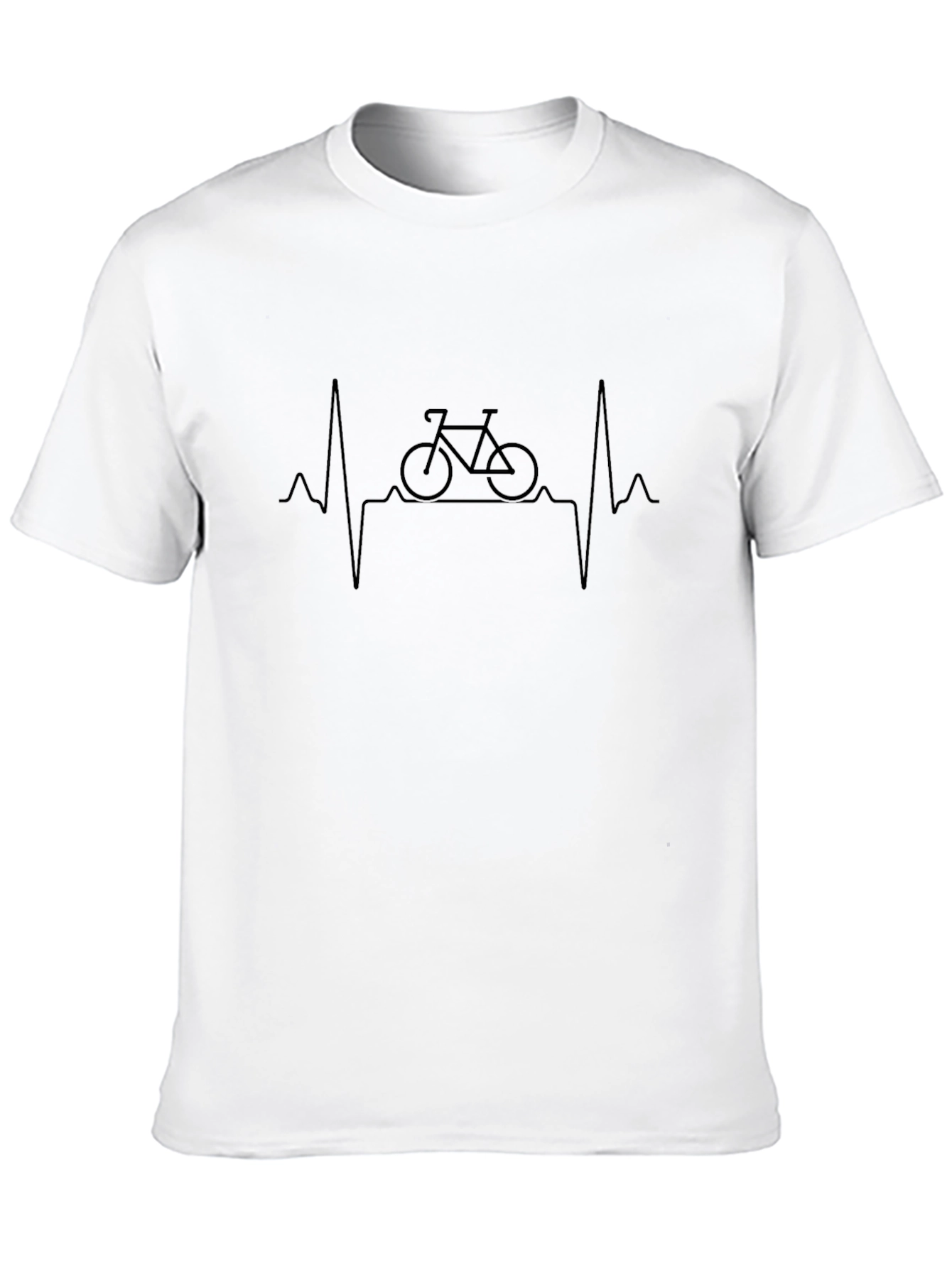 Heartbeat Bike T-Shirt - Cycling Passion