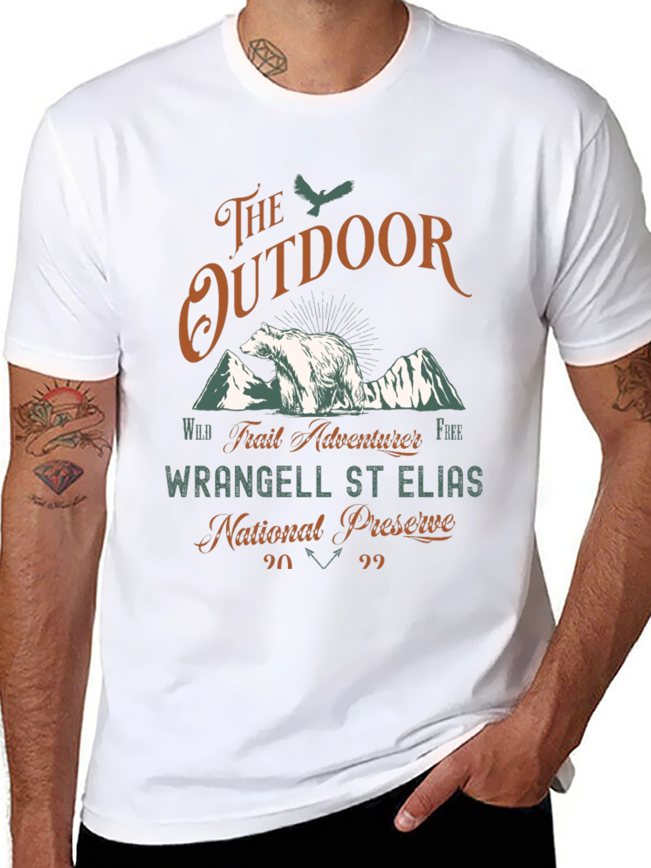 The Outdoor Wrangell St Elias National Preserve T-Shirt