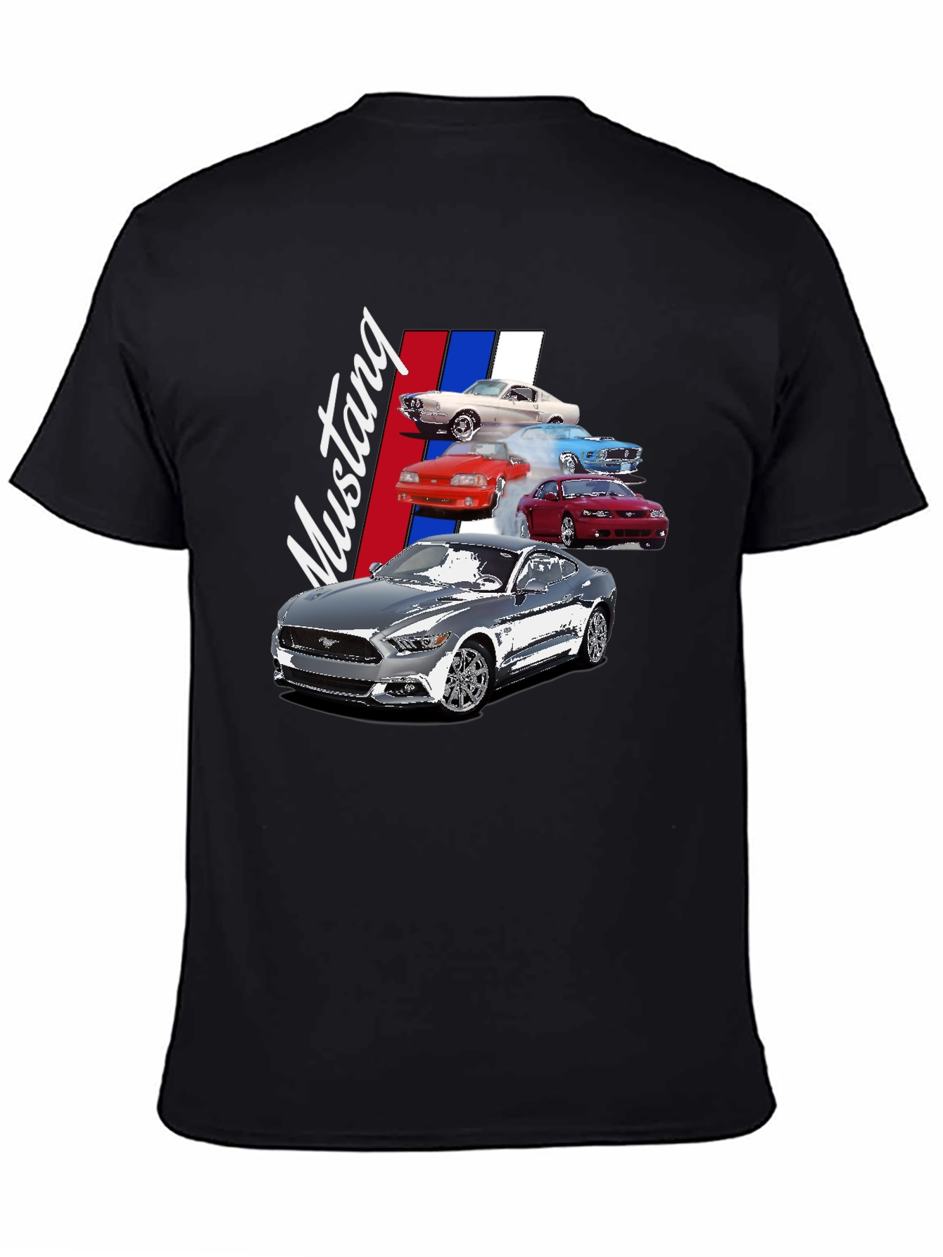 Evolution Mustang Black Graphic T-Shirt