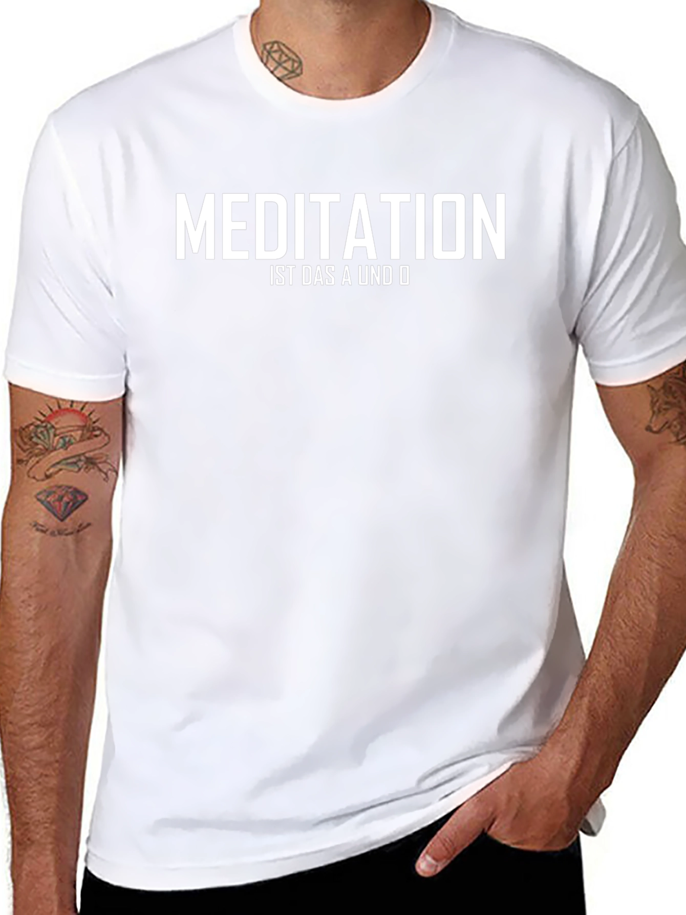 Meditation T-Shirt - Funny German Saying Design