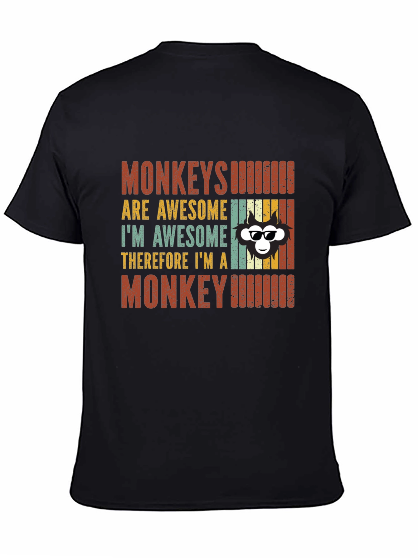 Monkeys Are Awesome Graphic T-Shirt