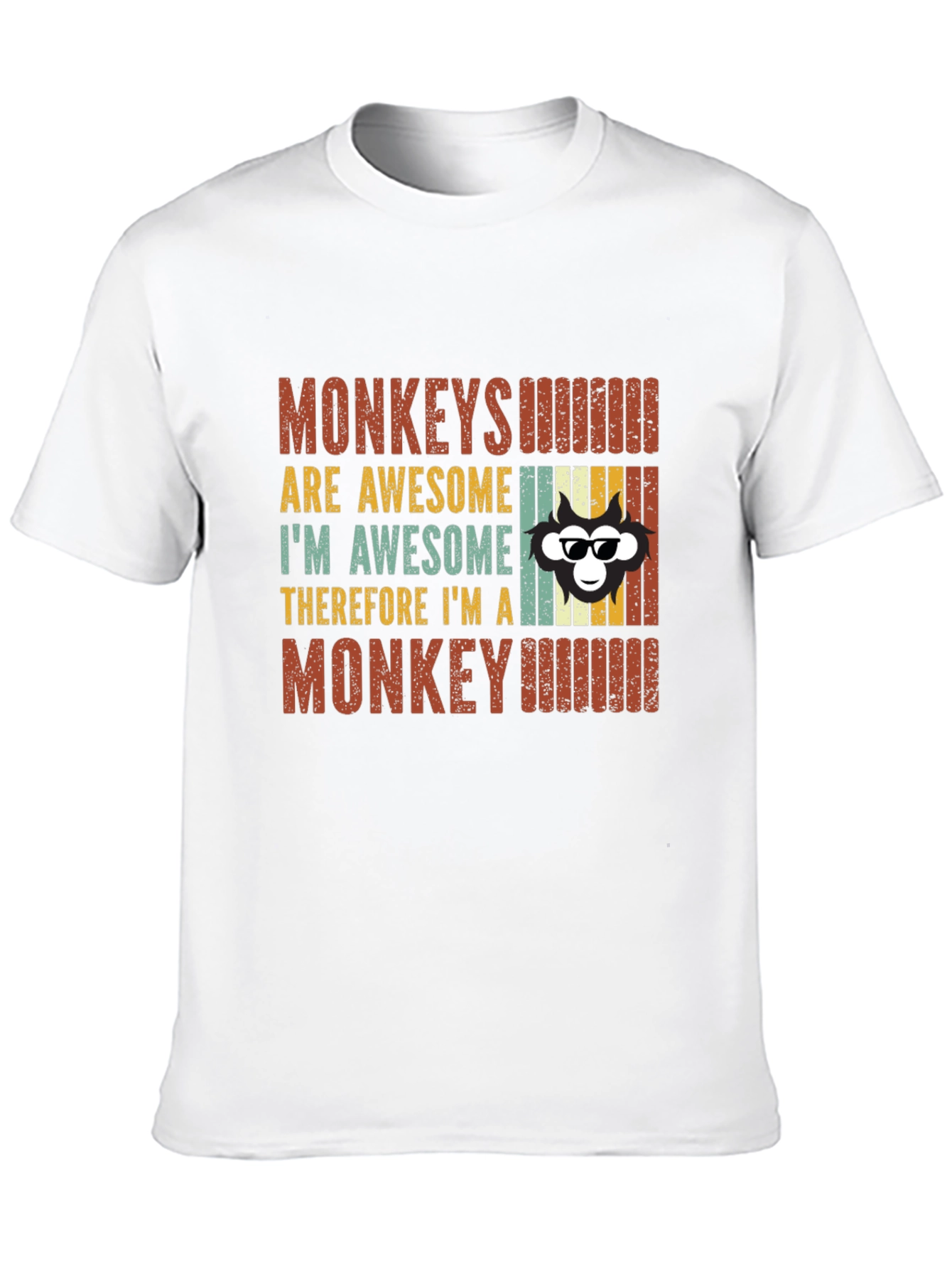 Monkeys Are Awesome Graphic T-Shirt