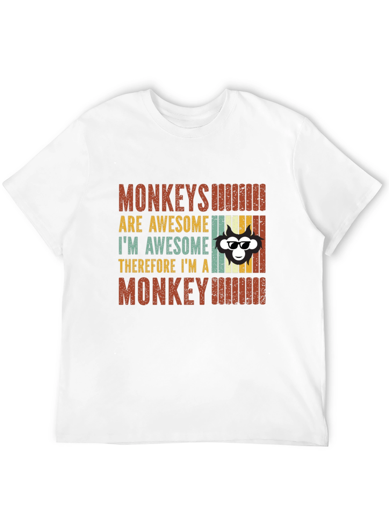 Monkeys Are Awesome Graphic T-Shirt