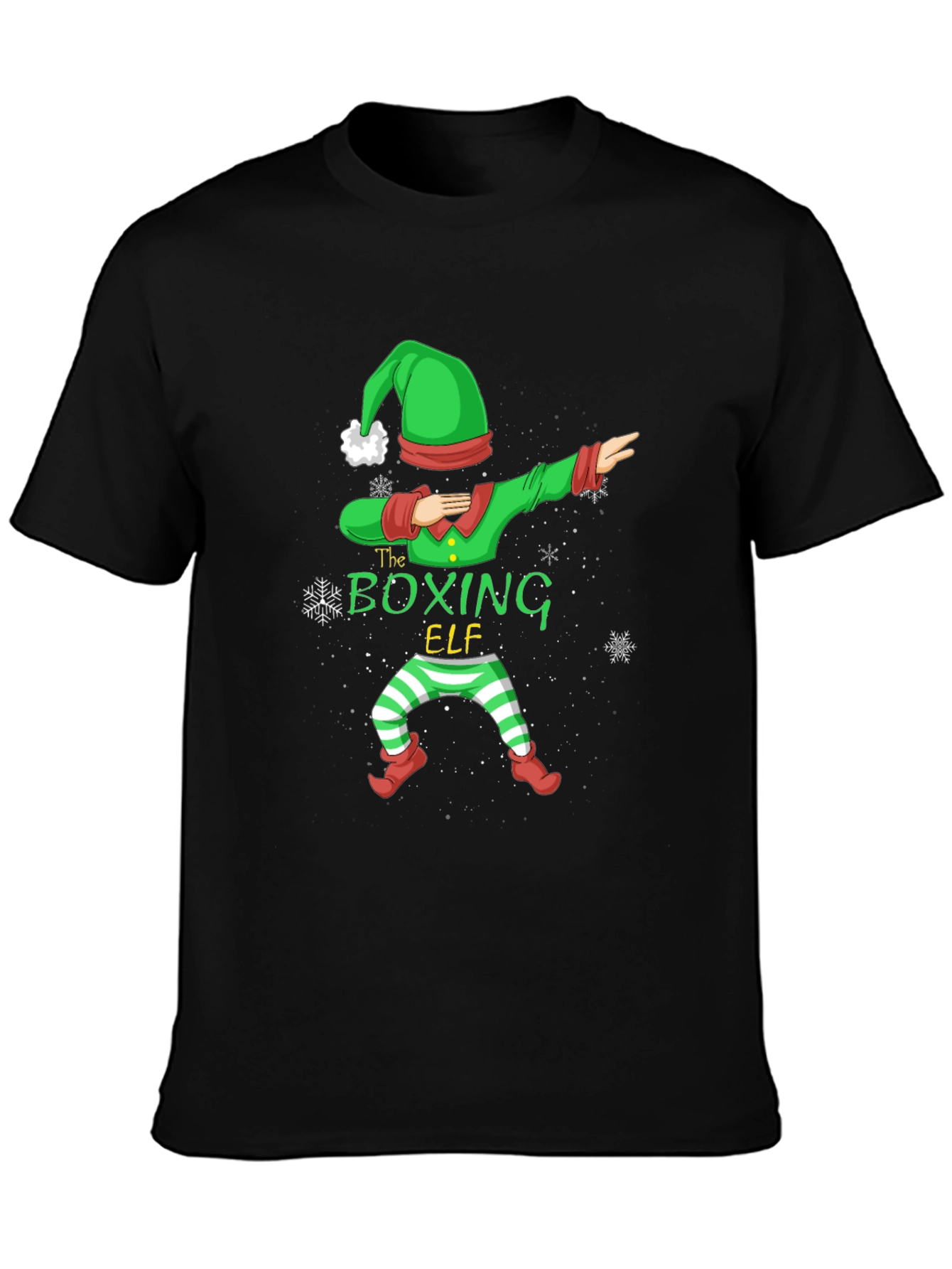 Boxing Elf Christmas T-Shirt - Holiday Fun
