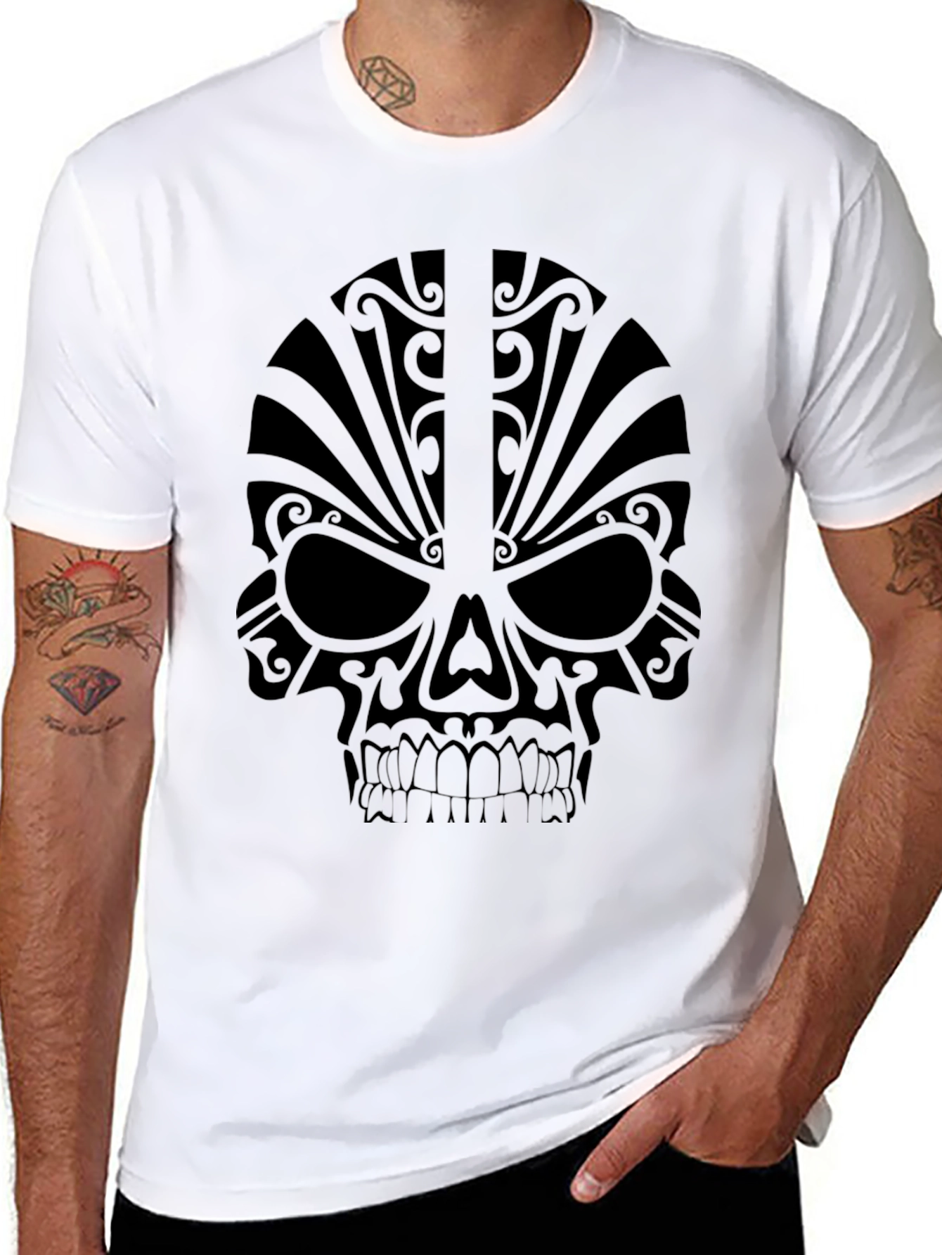 Skull Graphic Tee - Bold Design