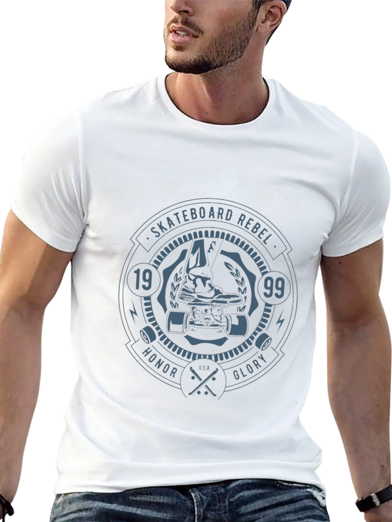 Skateboard Rebel Graphic Tee