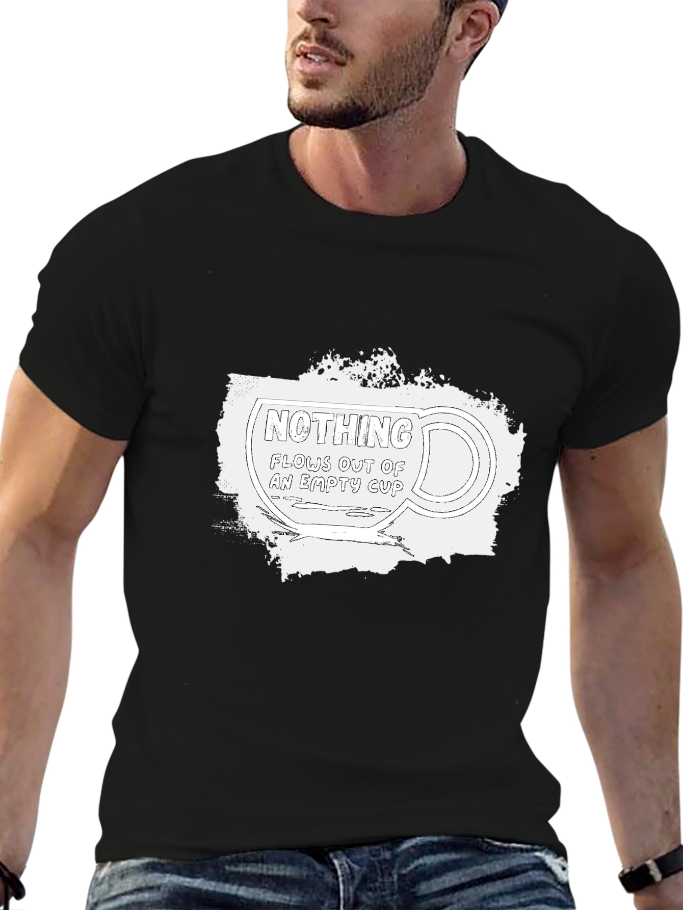 Nothing Flows Out of an Empty Cup Graphic Tee