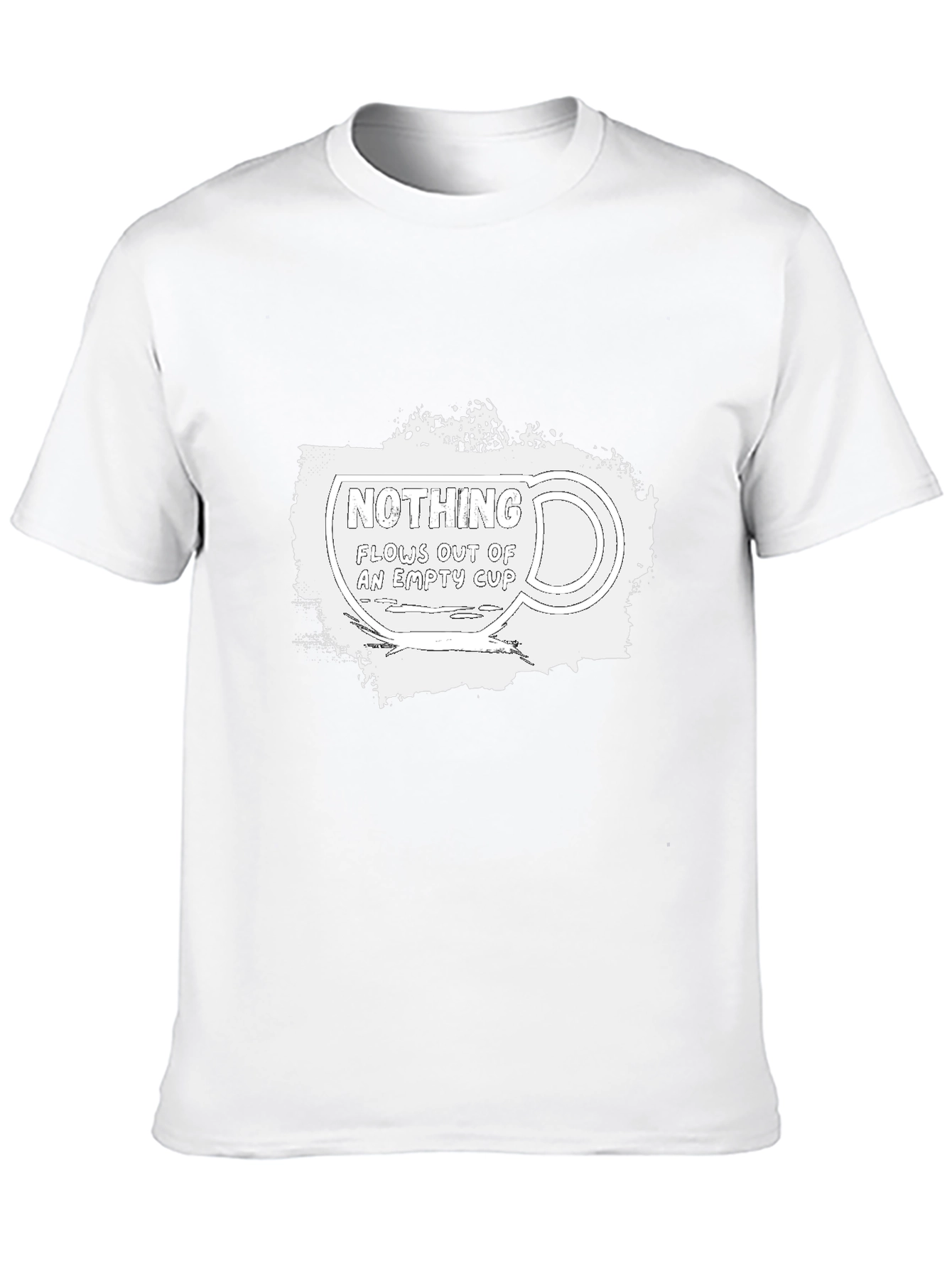 Nothing Flows Out of an Empty Cup Graphic Tee