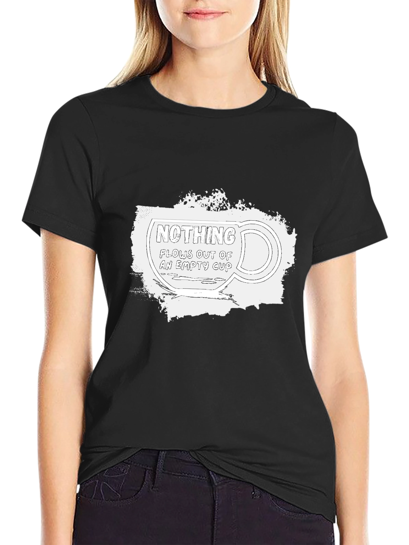 Nothing Flows Out of an Empty Cup Graphic Tee