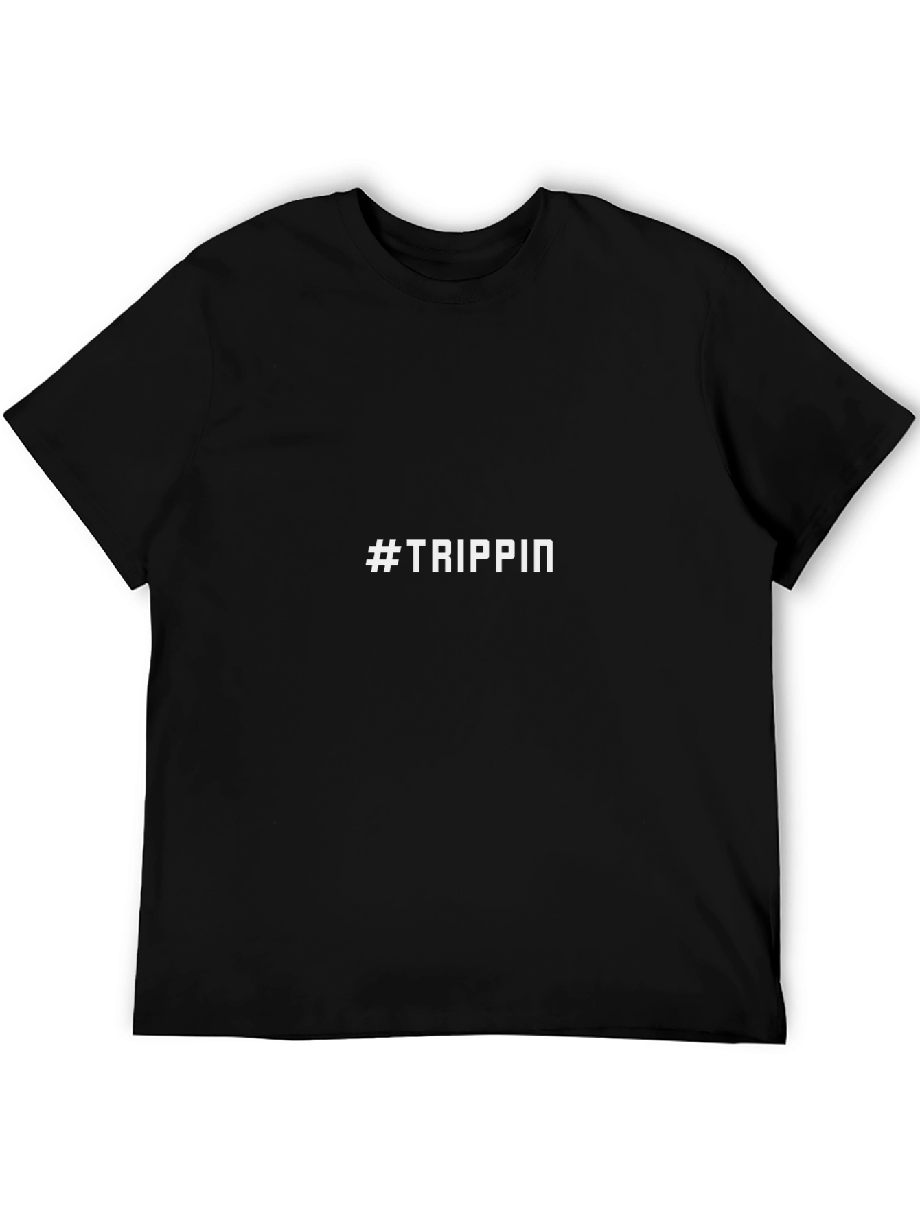#TRIPPIN Black Graphic Tee - Casual Style