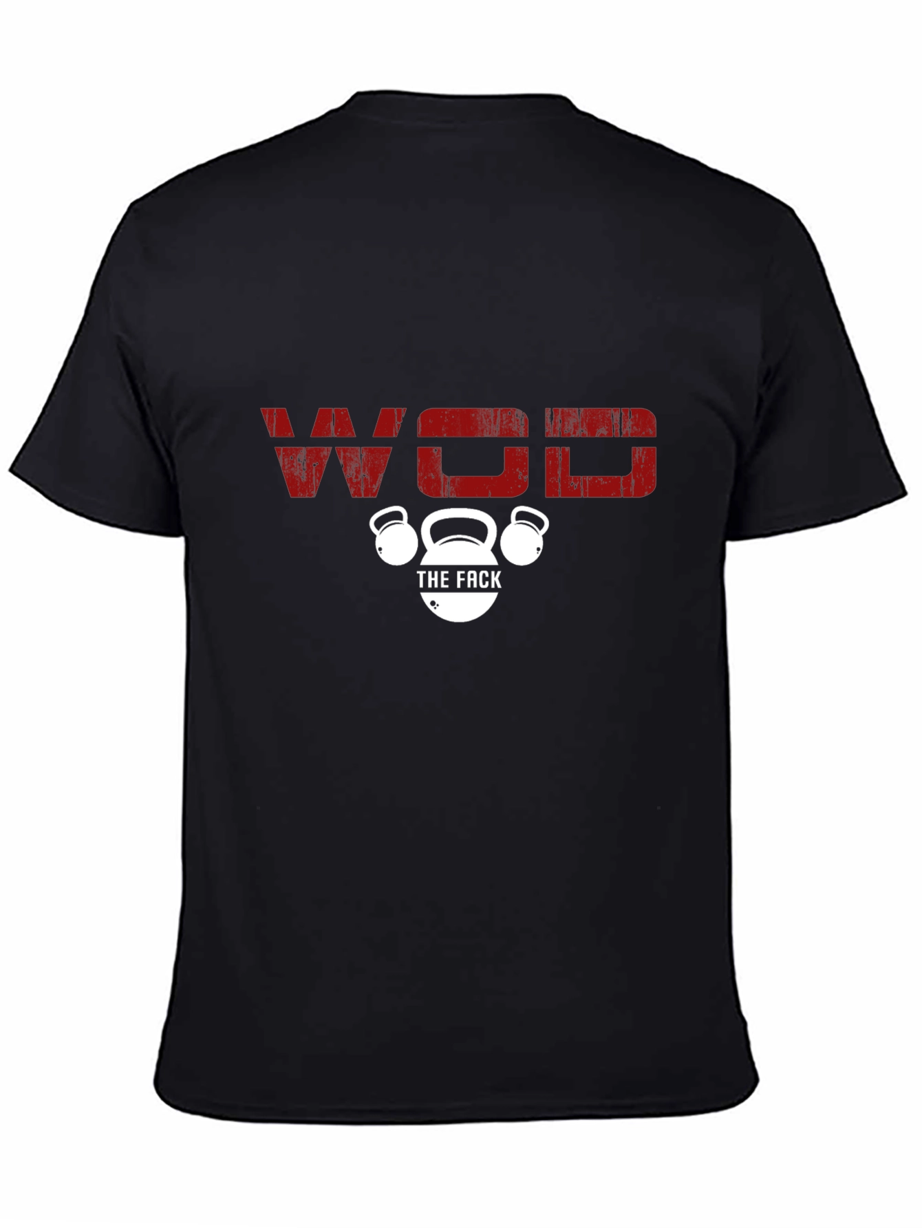 WOD The Fack Black T-Shirt | Fitness Apparel