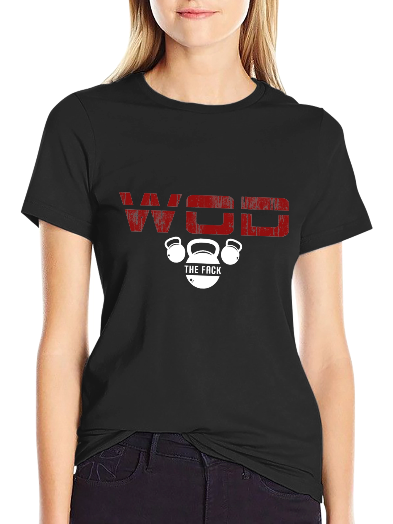 WOD The Fack Black T-Shirt | Fitness Apparel