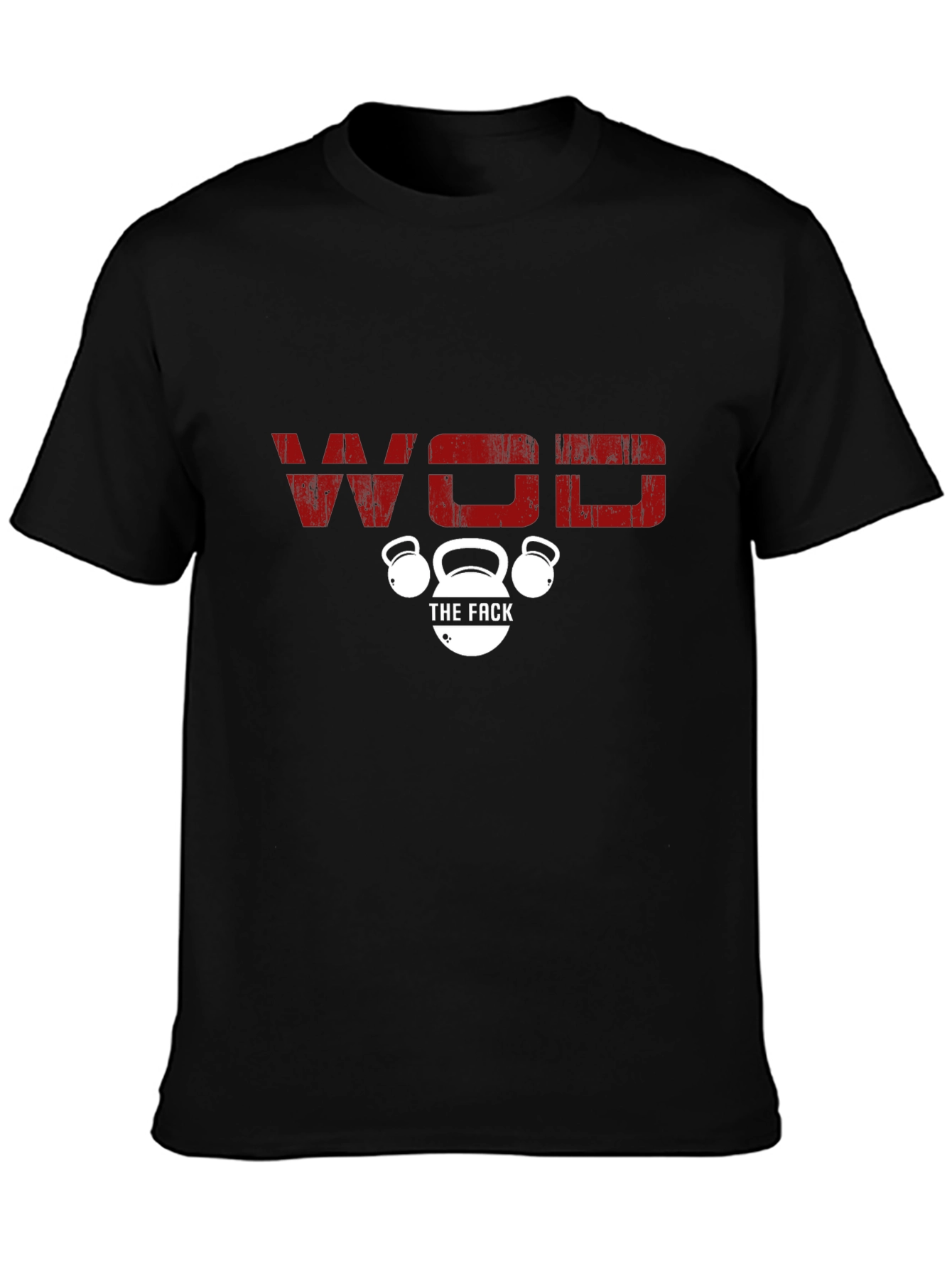 WOD The Fack Black T-Shirt | Fitness Apparel
