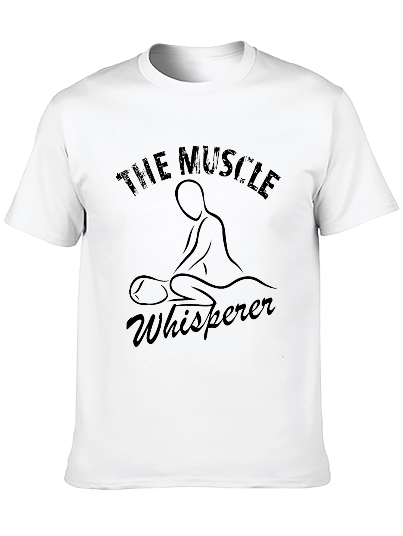 The Muscle Whisperer Black T-Shirt