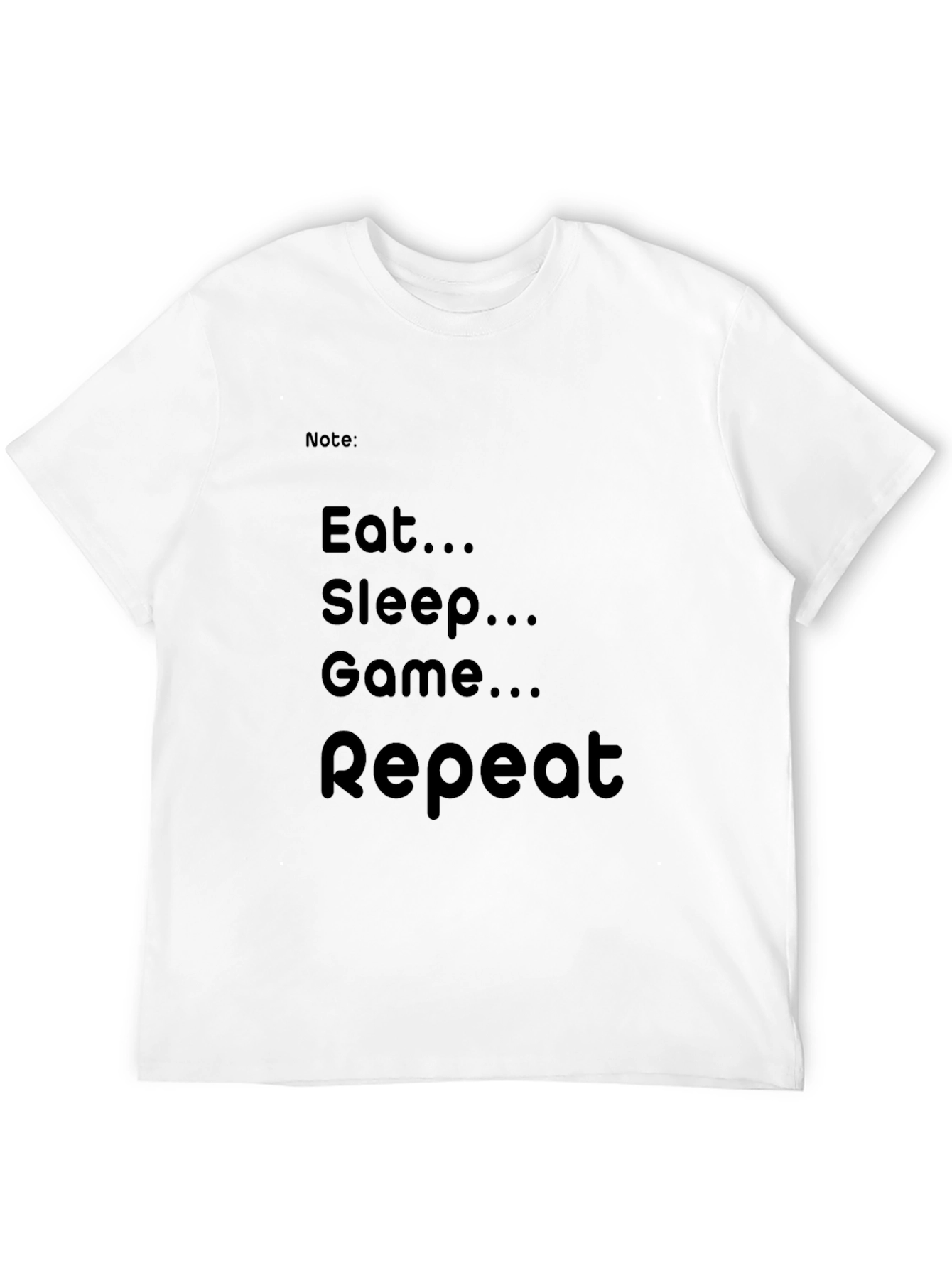 Eat Sleep Game Repeat T-Shirt - Gamer Apparel