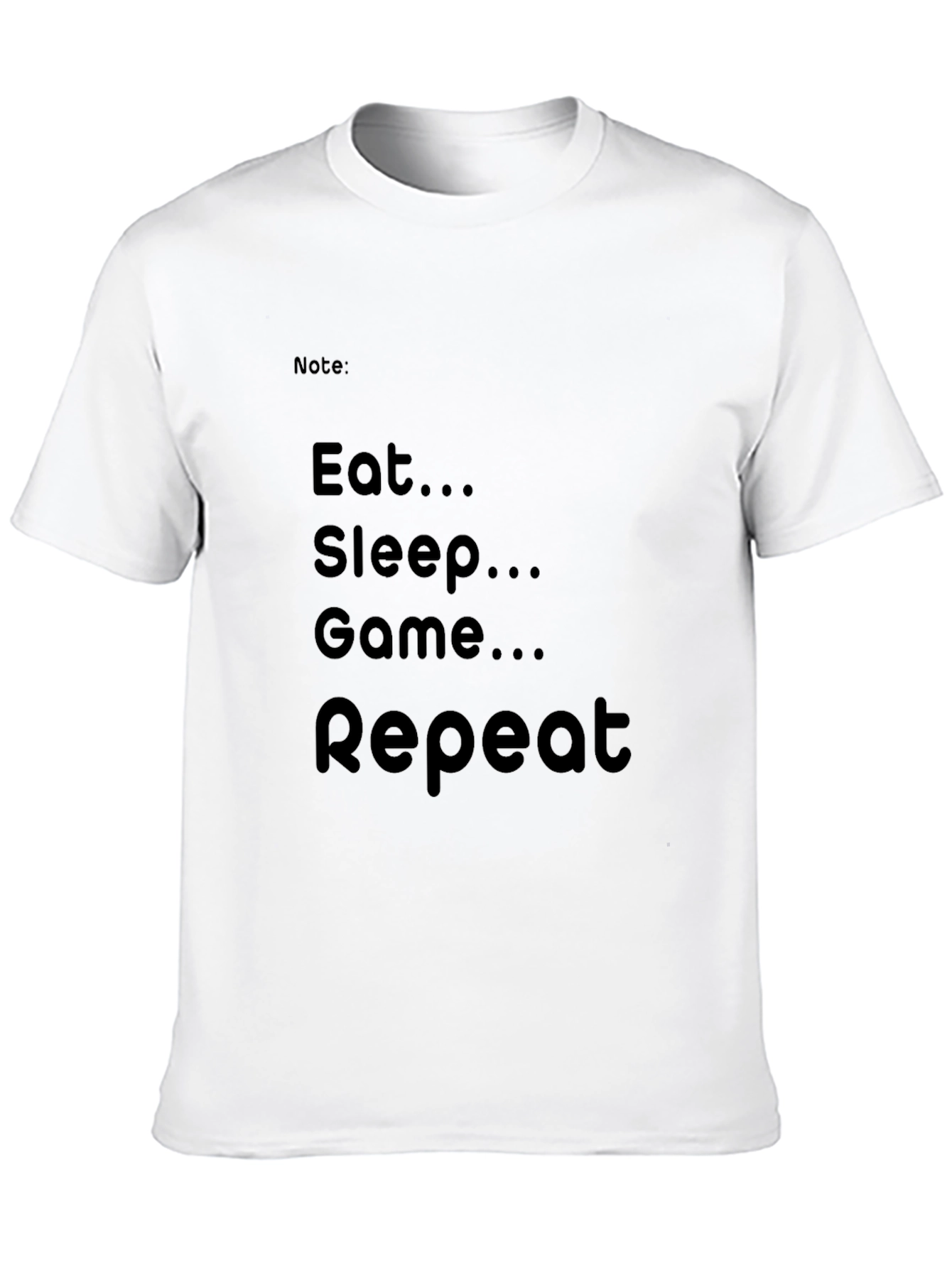 Eat Sleep Game Repeat T-Shirt - Gamer Apparel