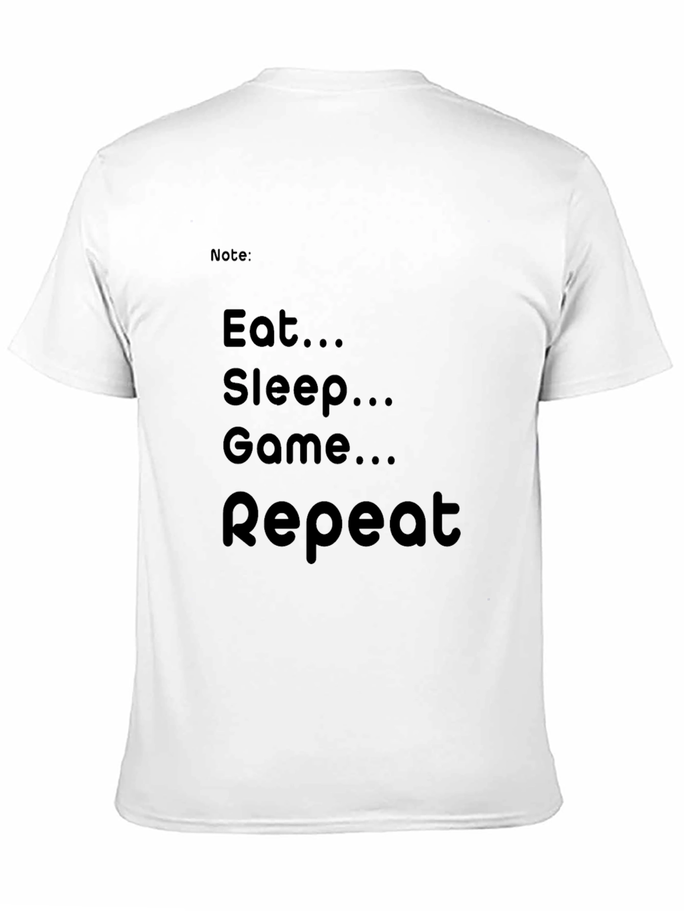 Eat Sleep Game Repeat T-Shirt - Gamer Apparel