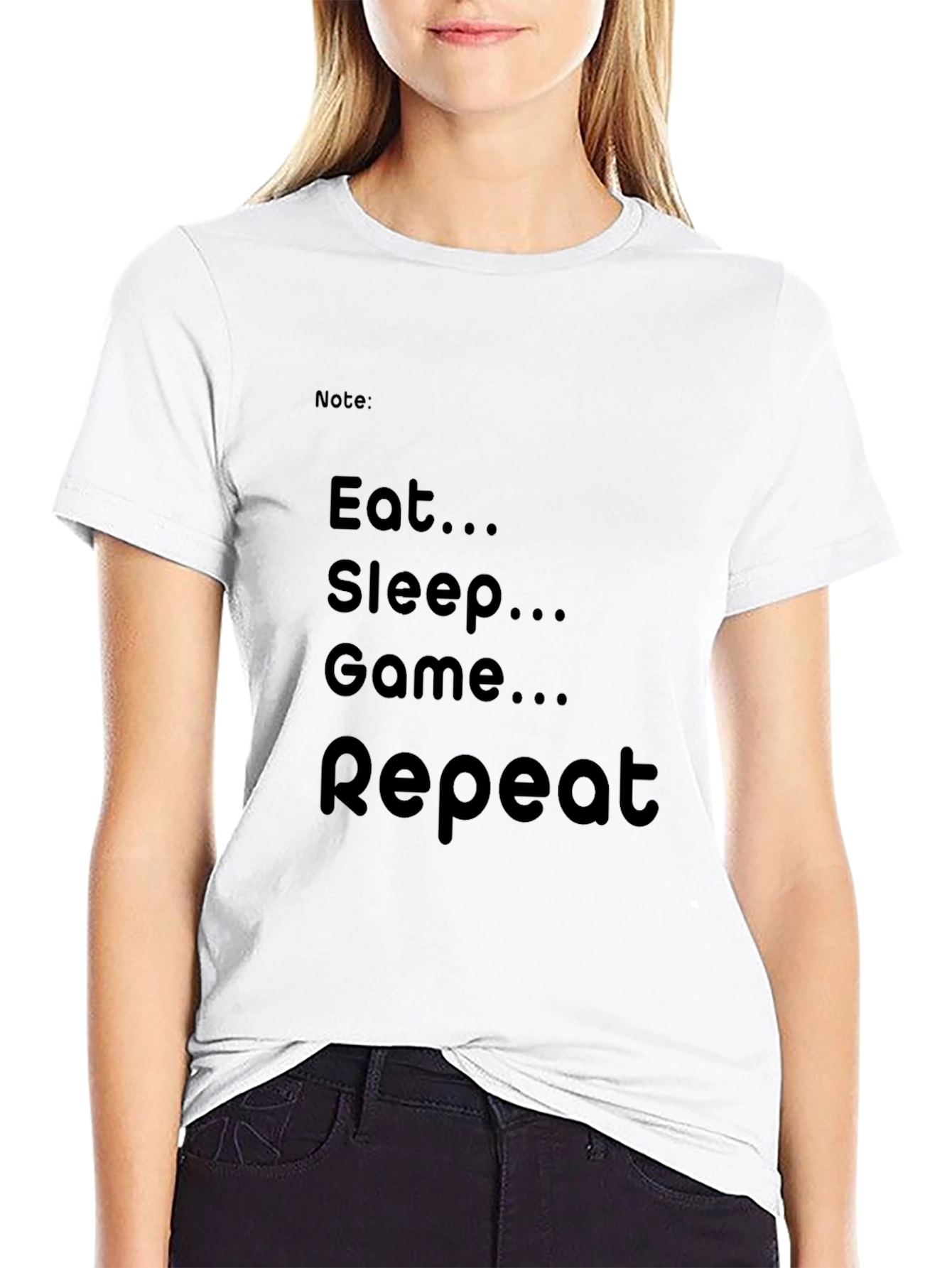 Eat Sleep Game Repeat T-Shirt - Gamer Apparel