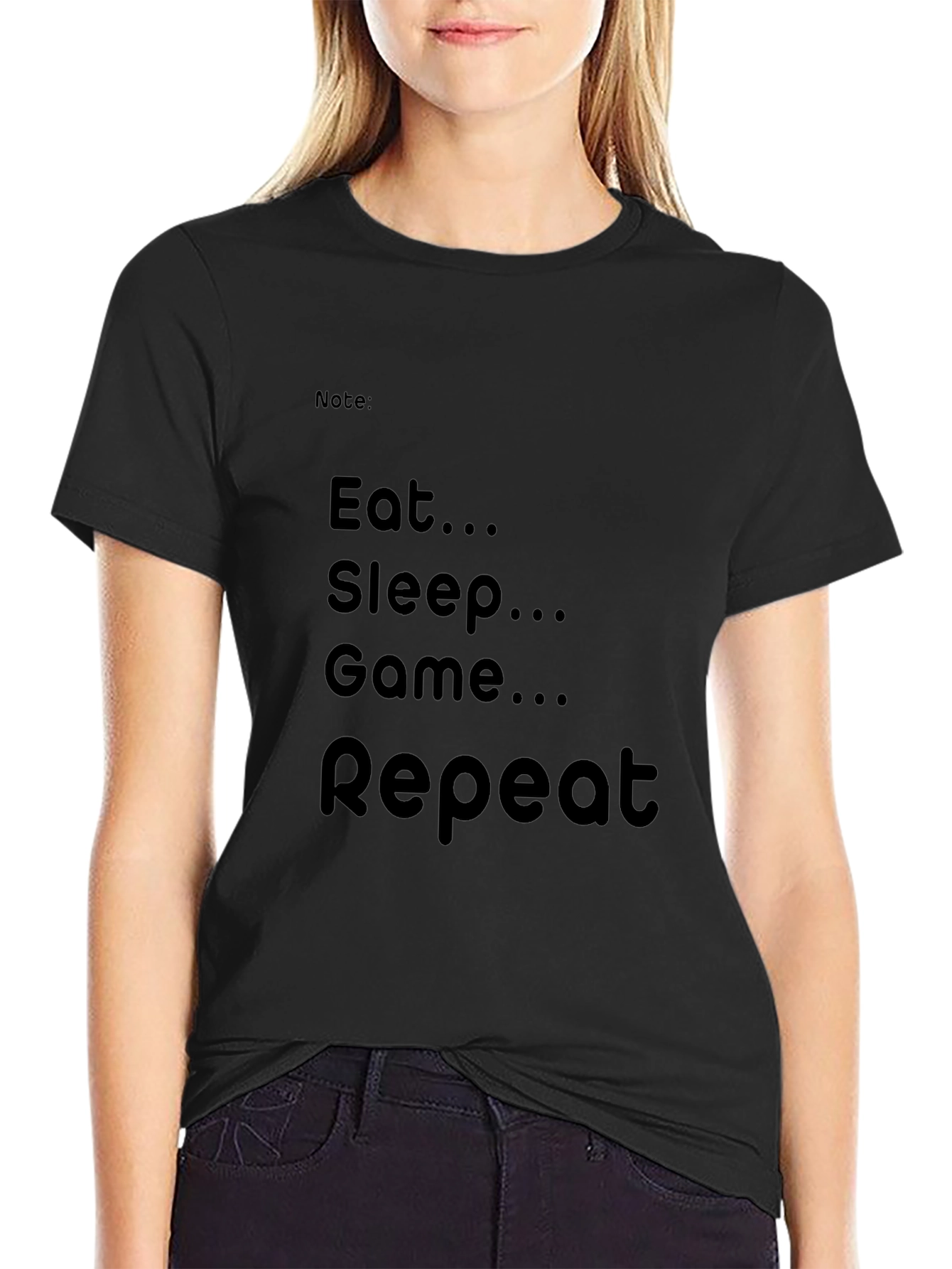 Eat Sleep Game Repeat T-Shirt - Gamer Apparel