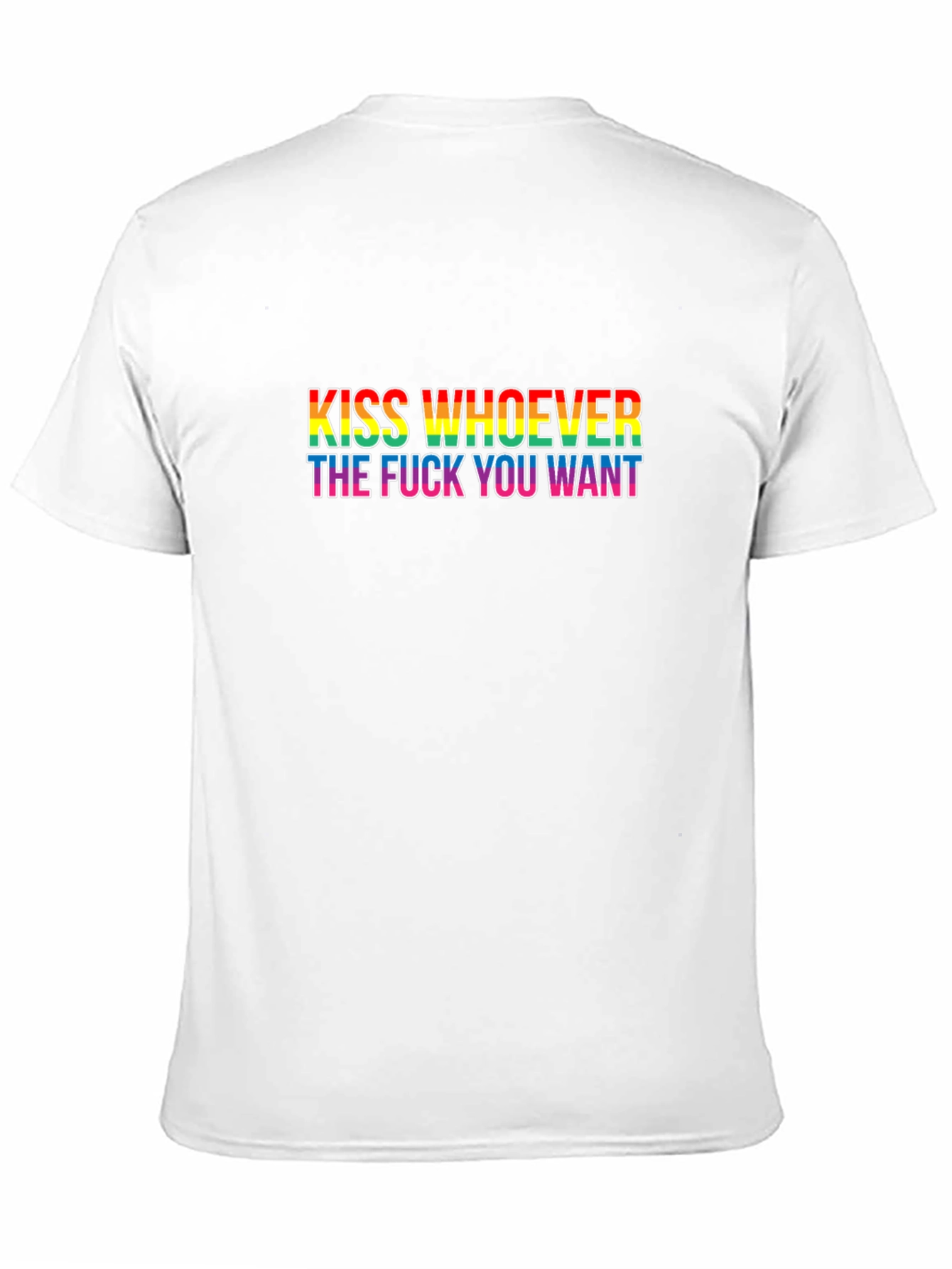 Kiss Whoever You Want Black T-Shirt