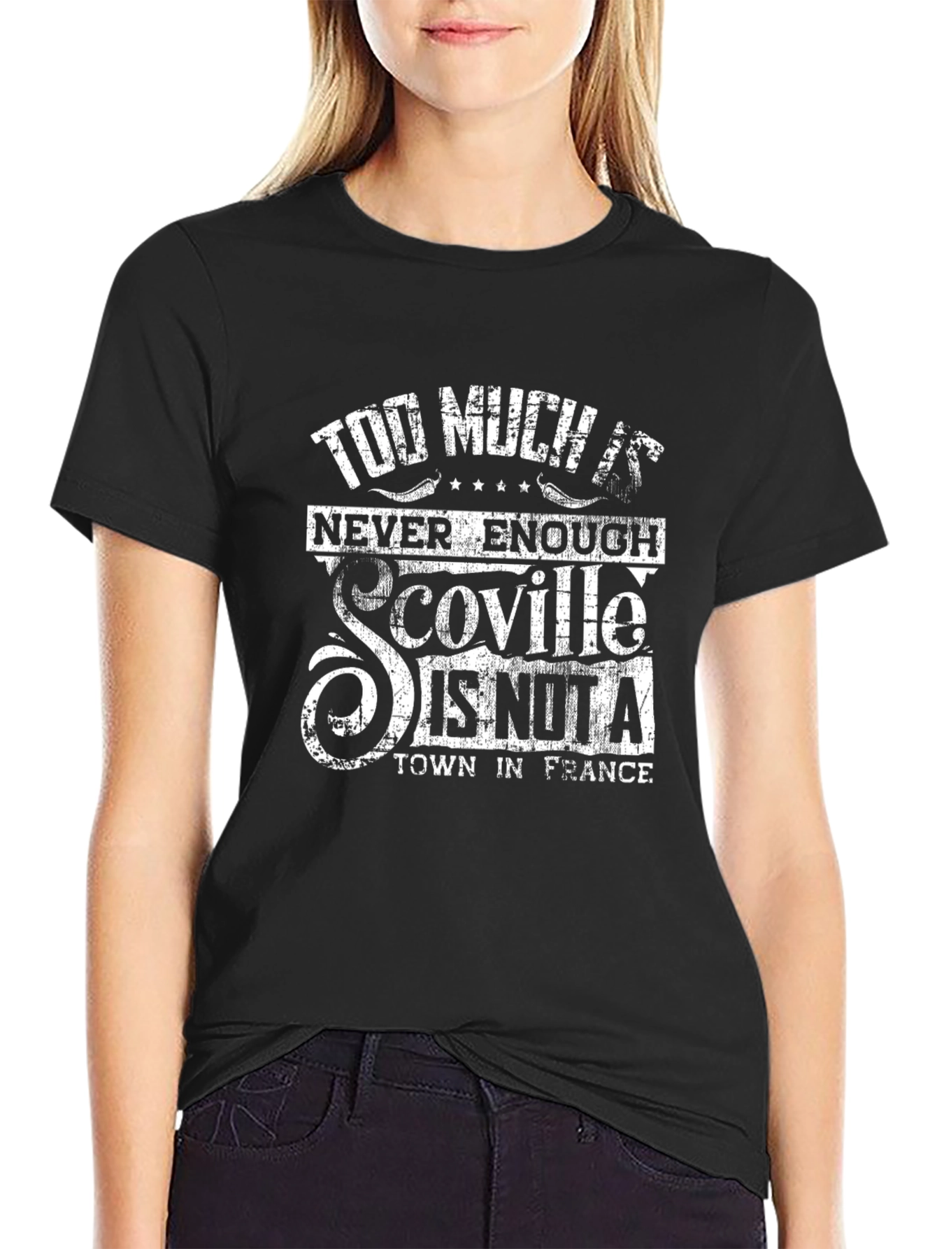 Too Much Scoville Never Enough Graphic Tee