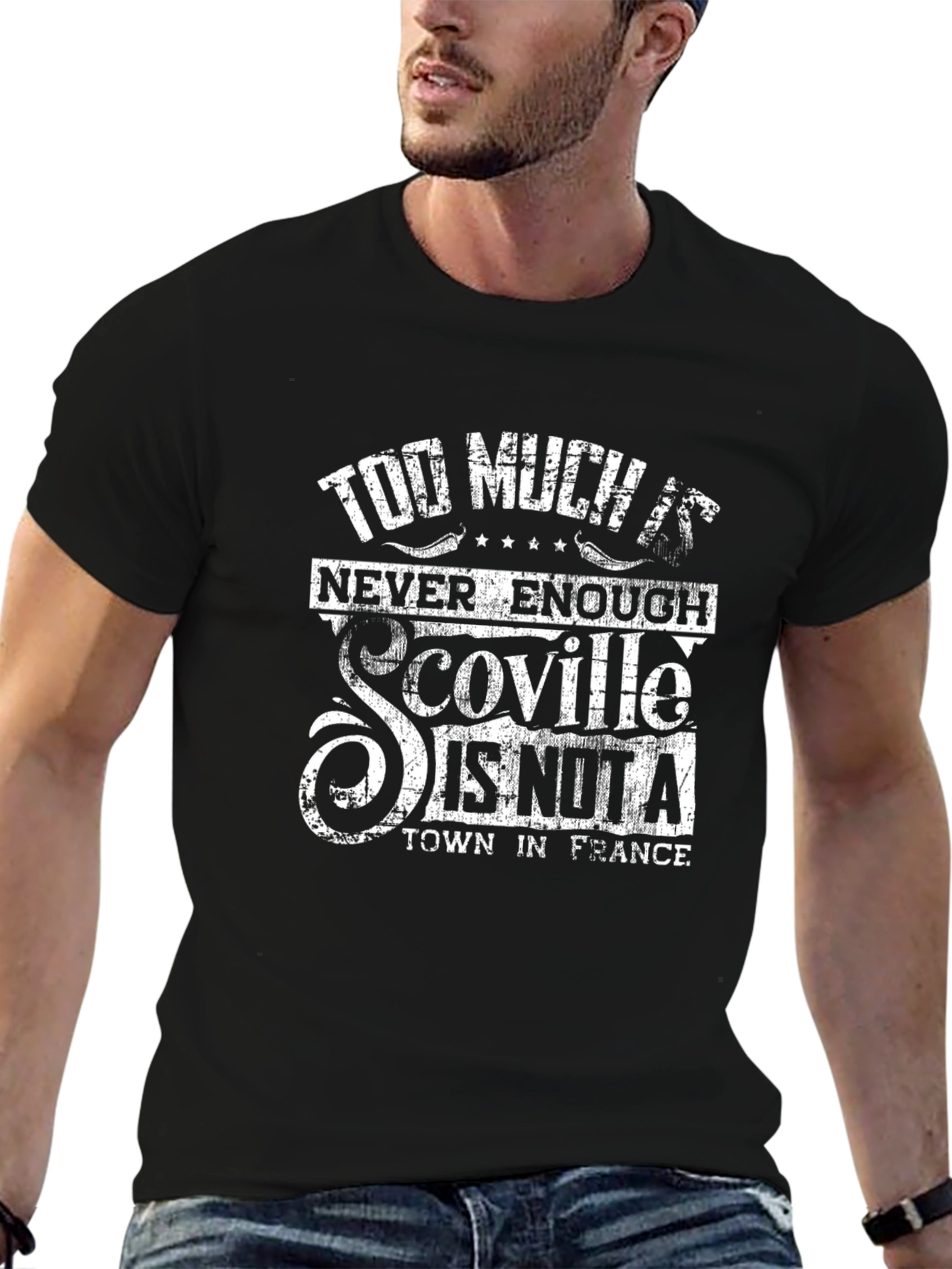 Too Much Scoville Never Enough Graphic Tee