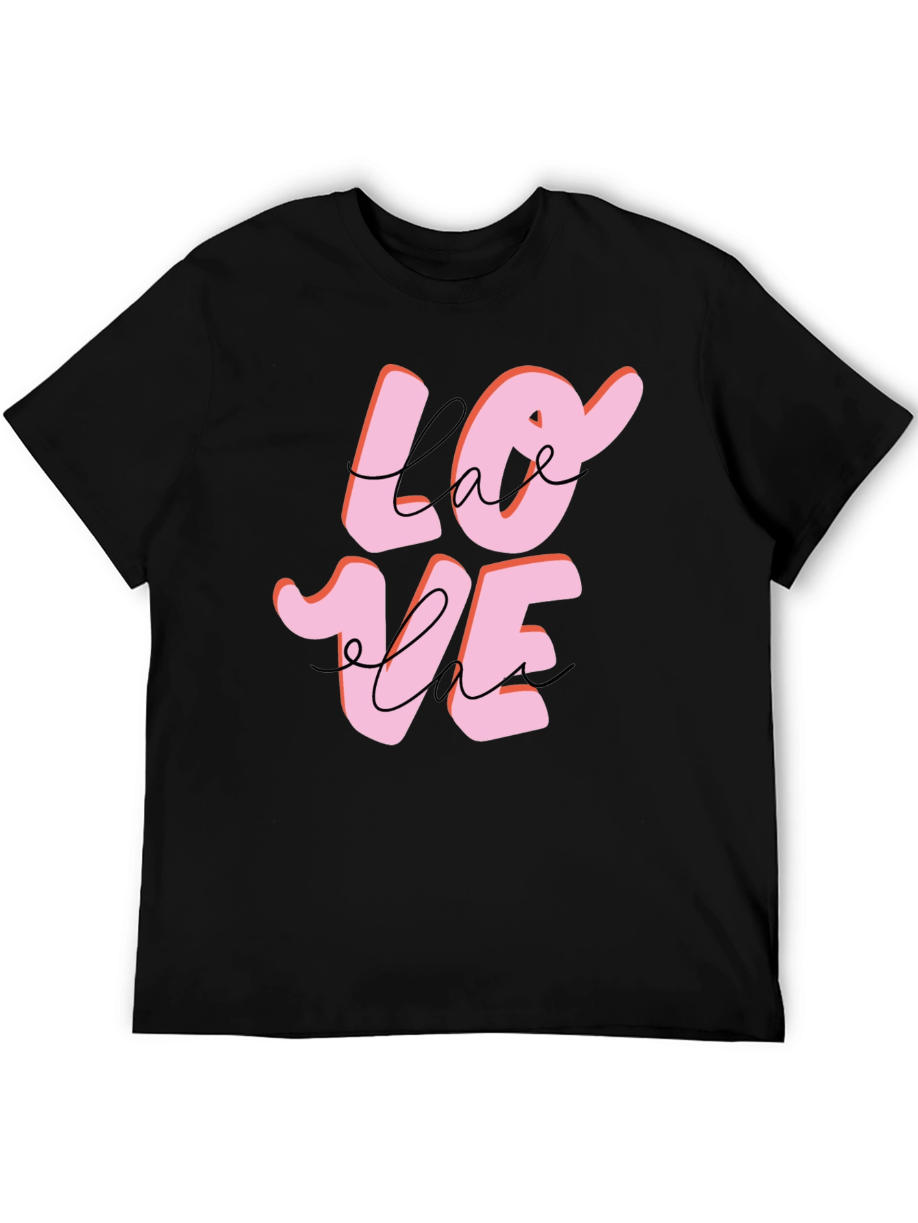 Love Graphic Black T-Shirt