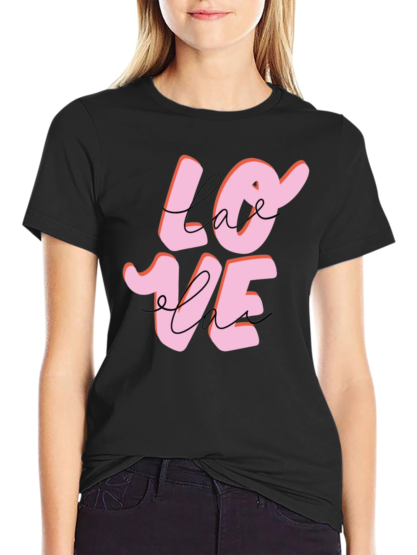 Love Graphic Black T-Shirt