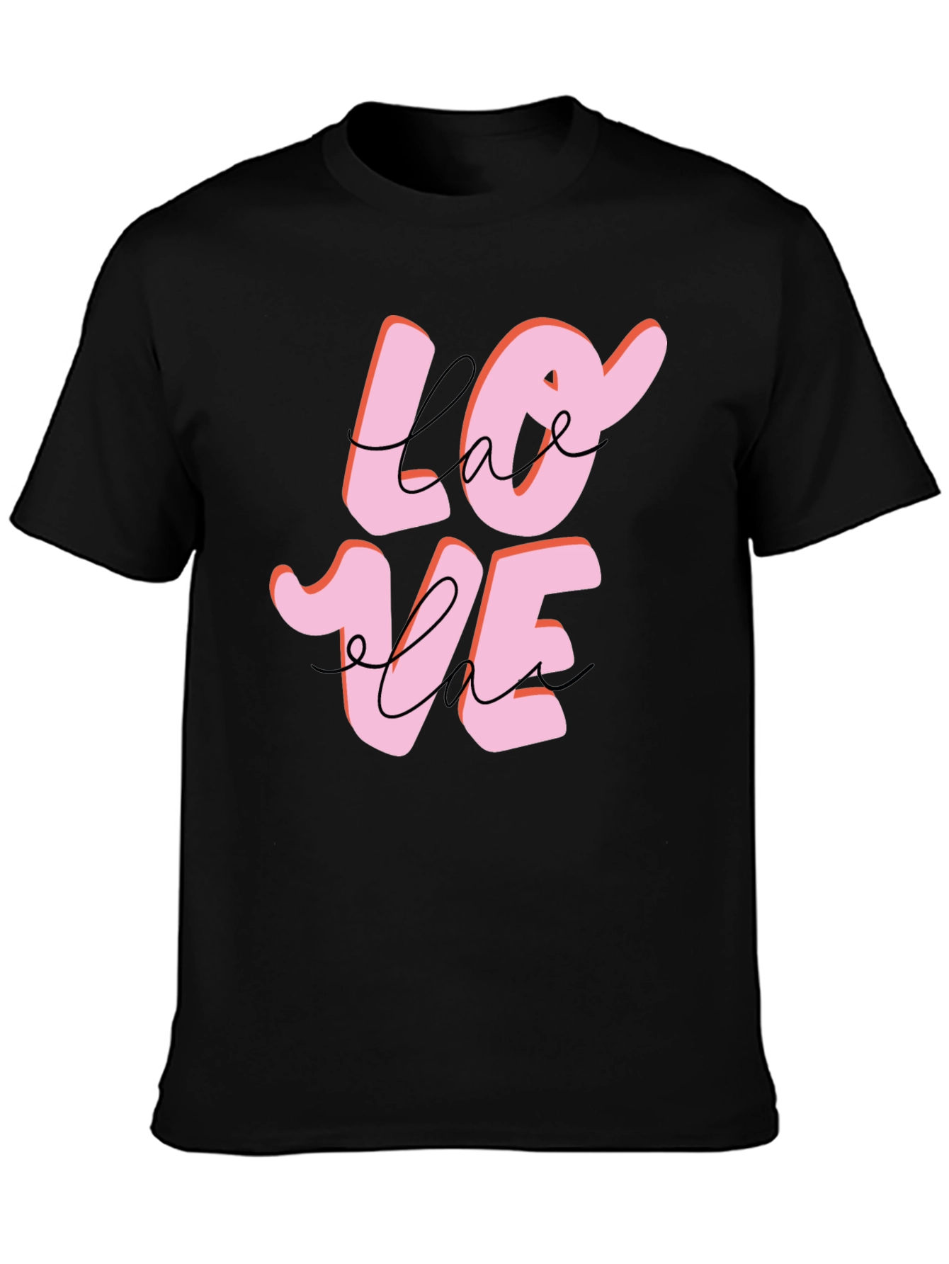 Love Graphic Black T-Shirt