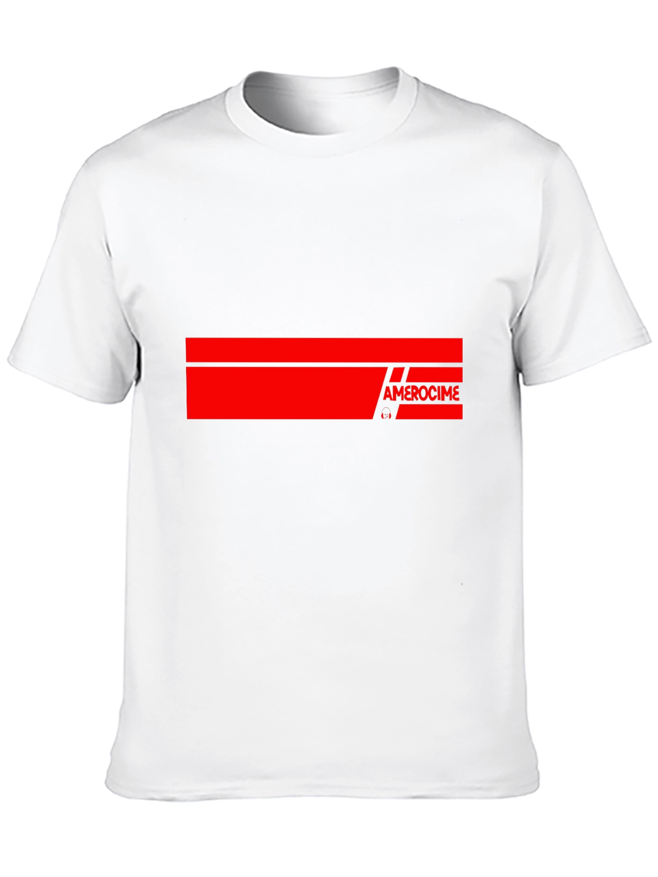 Amerocime Stripe Graphic T-Shirt