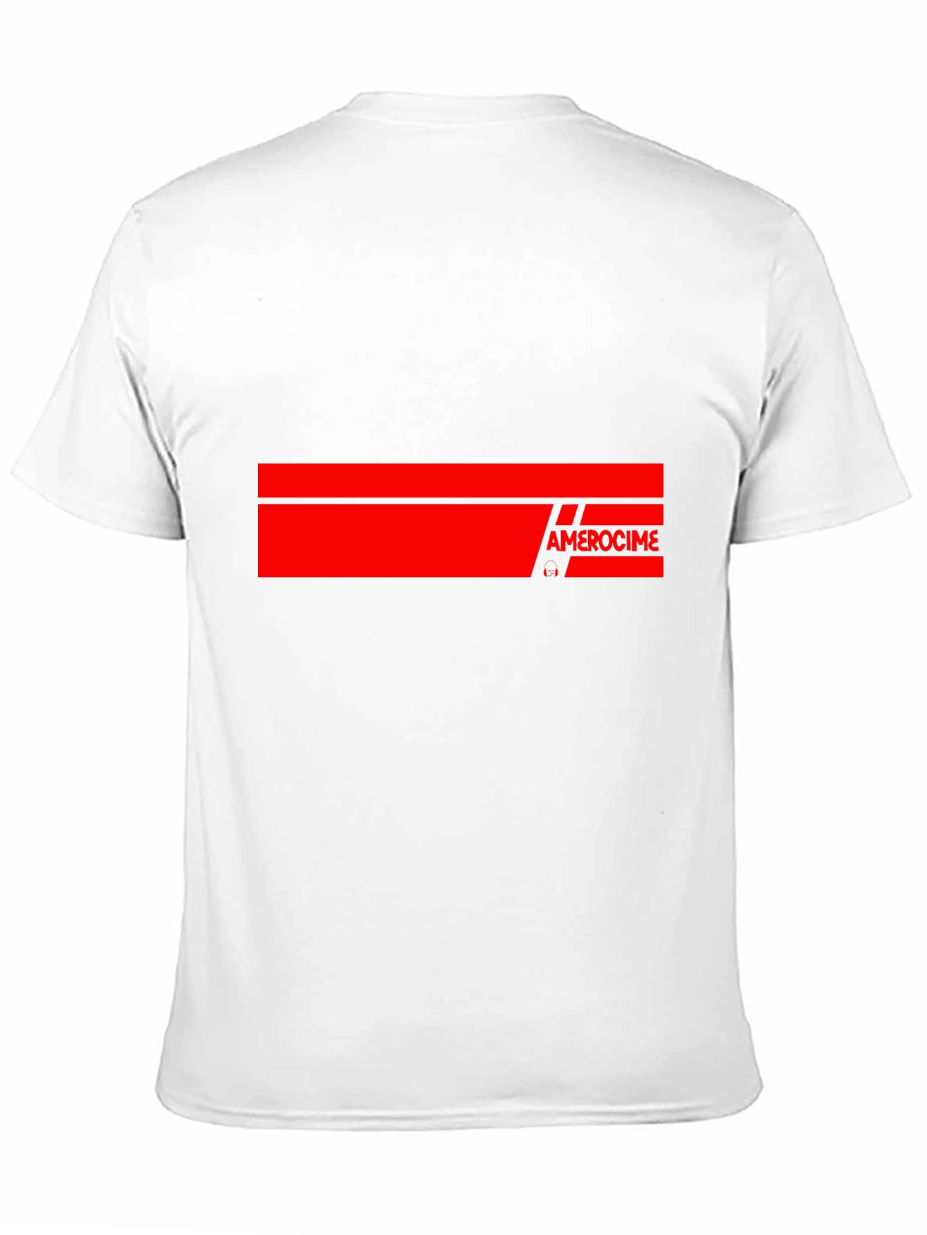 Amerocime Stripe Graphic T-Shirt