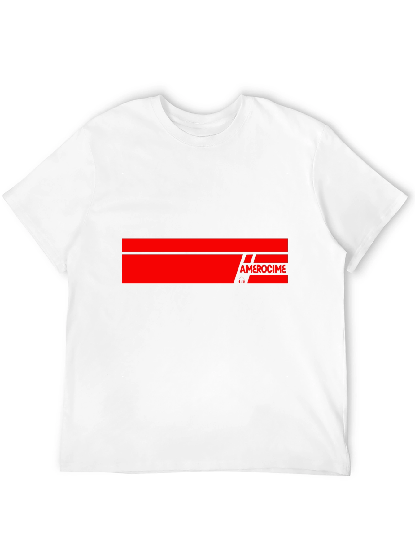 Amerocime Stripe Graphic T-Shirt