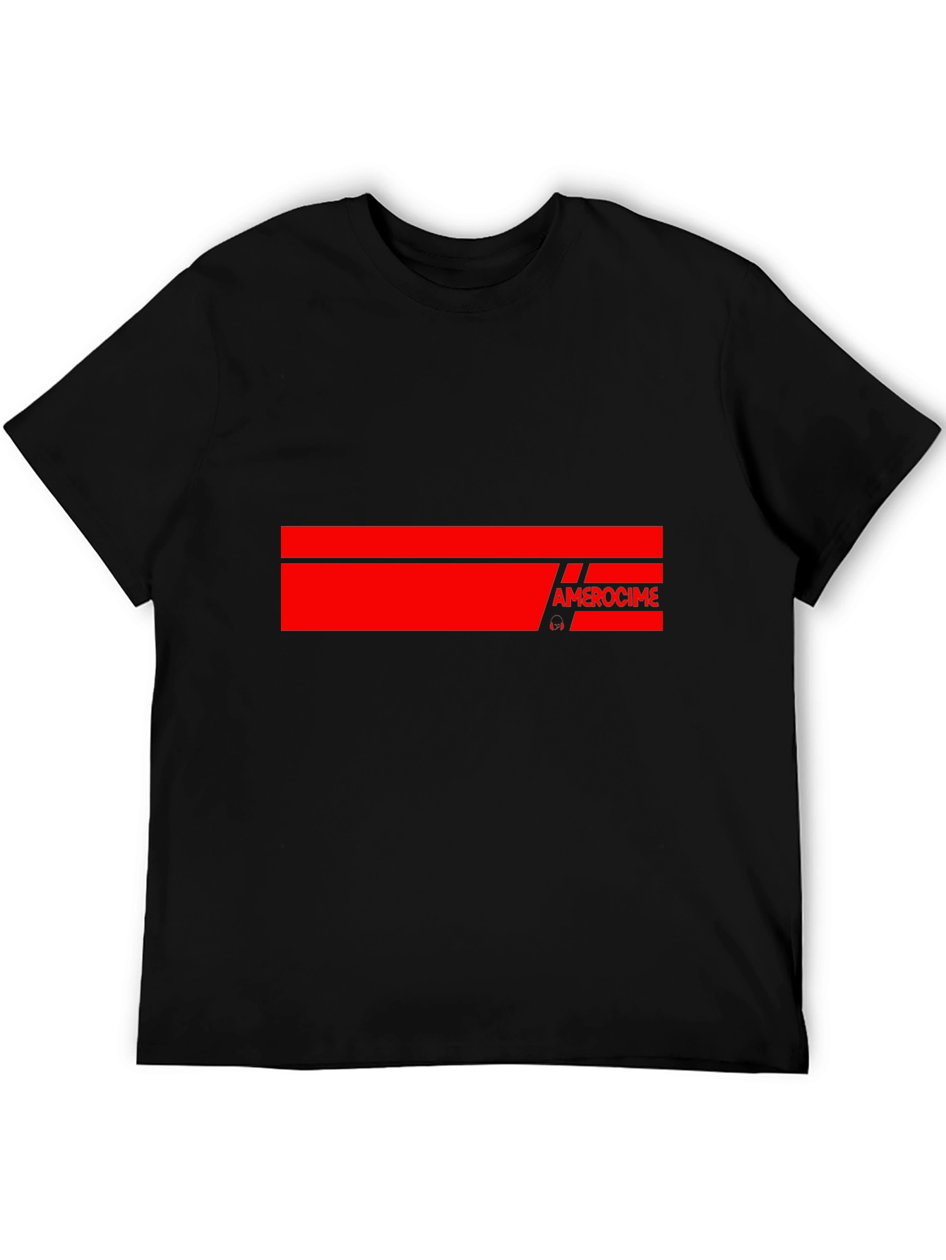 Amerocime Stripe Graphic T-Shirt