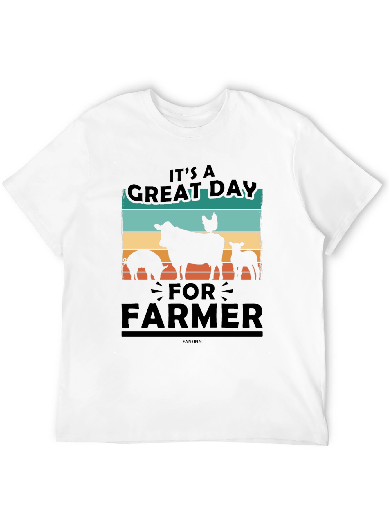 Its A Great Day For Farmer Black T-Shirt