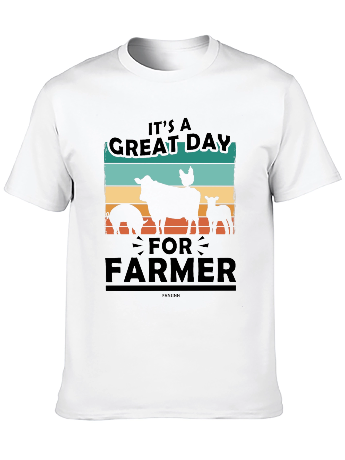 Its A Great Day For Farmer Black T-Shirt